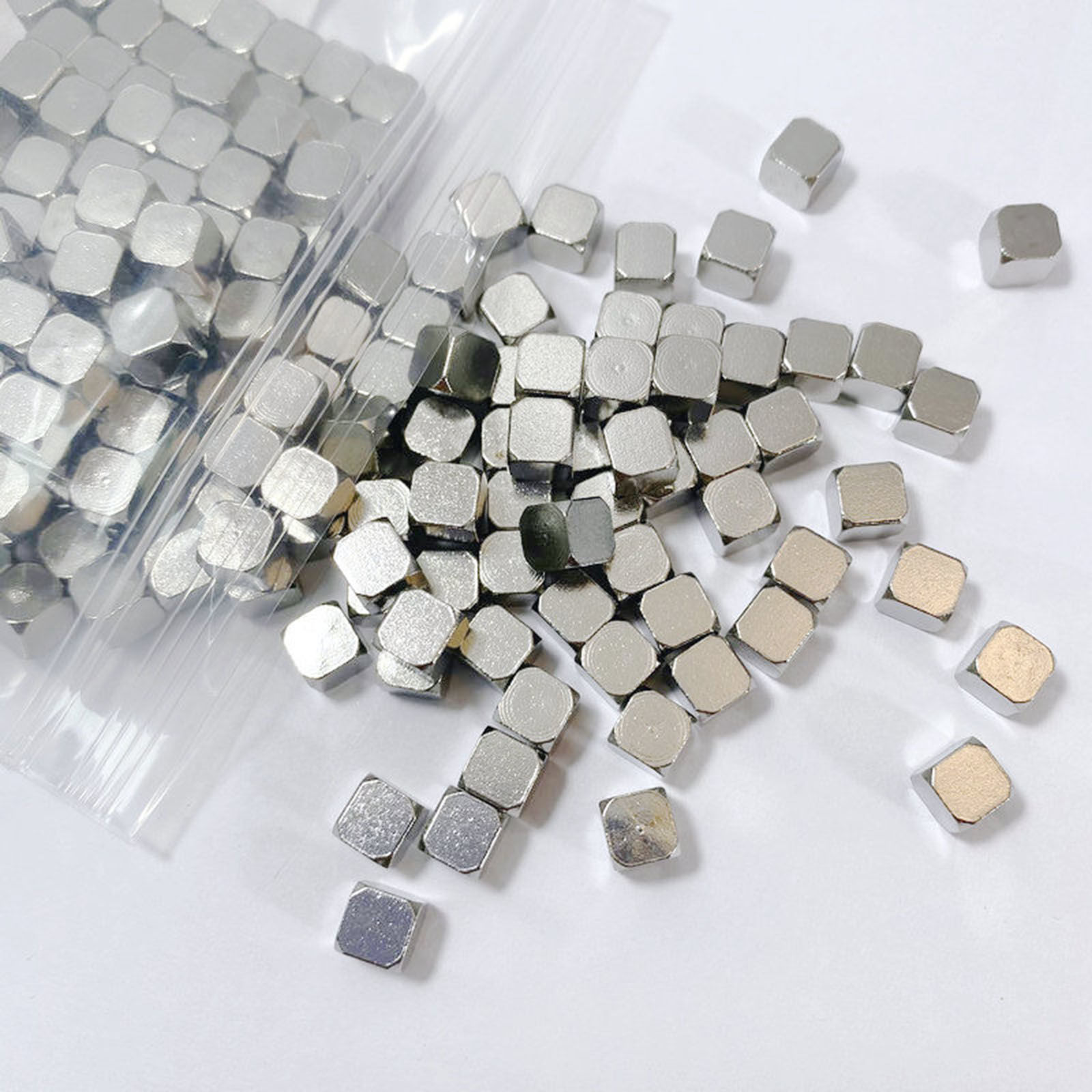 Picture of 304 Stainless Steel Beads Geometric Silver Tone