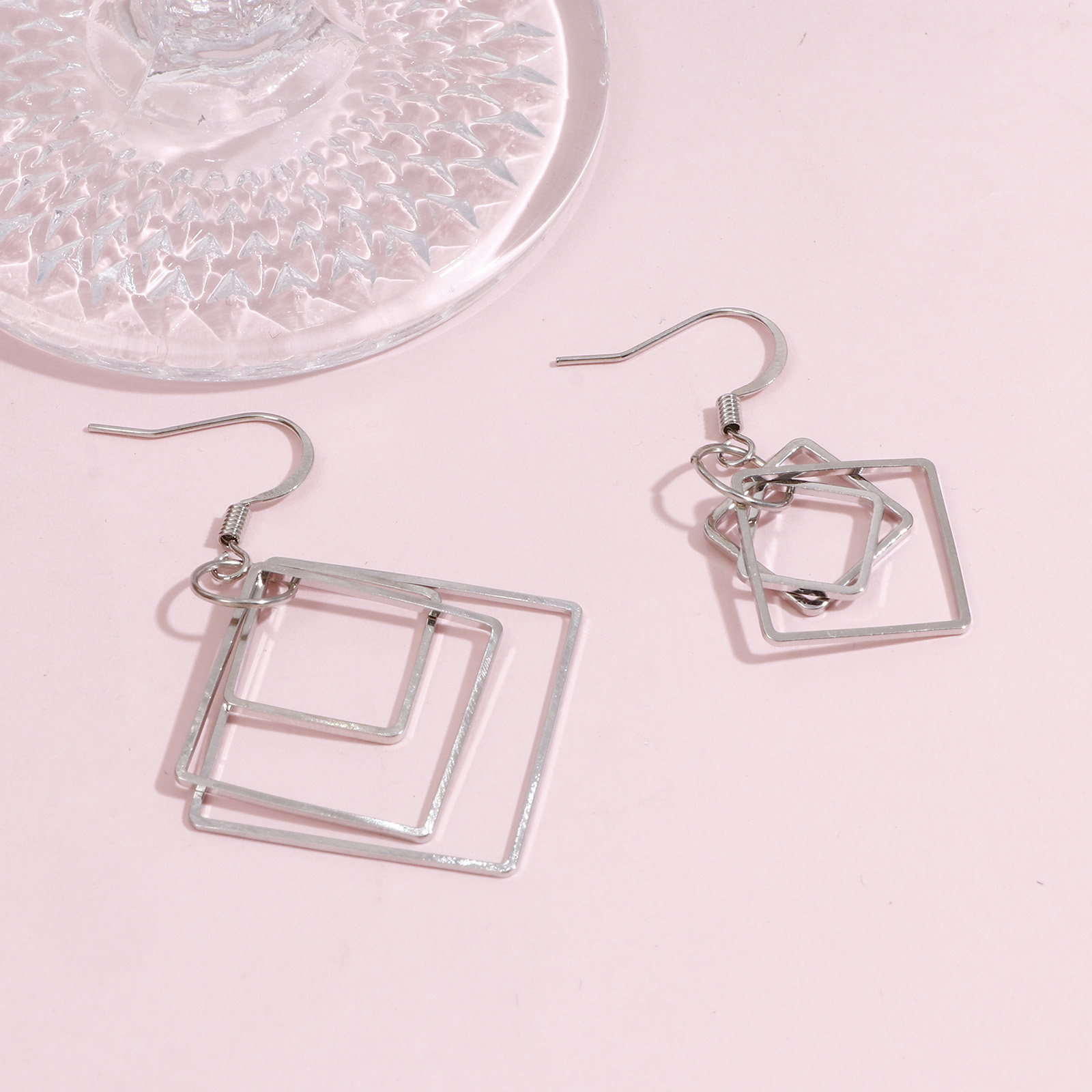 Picture of Brass Geometric Bezel Frame Charms Connectors KC Gold Plated
