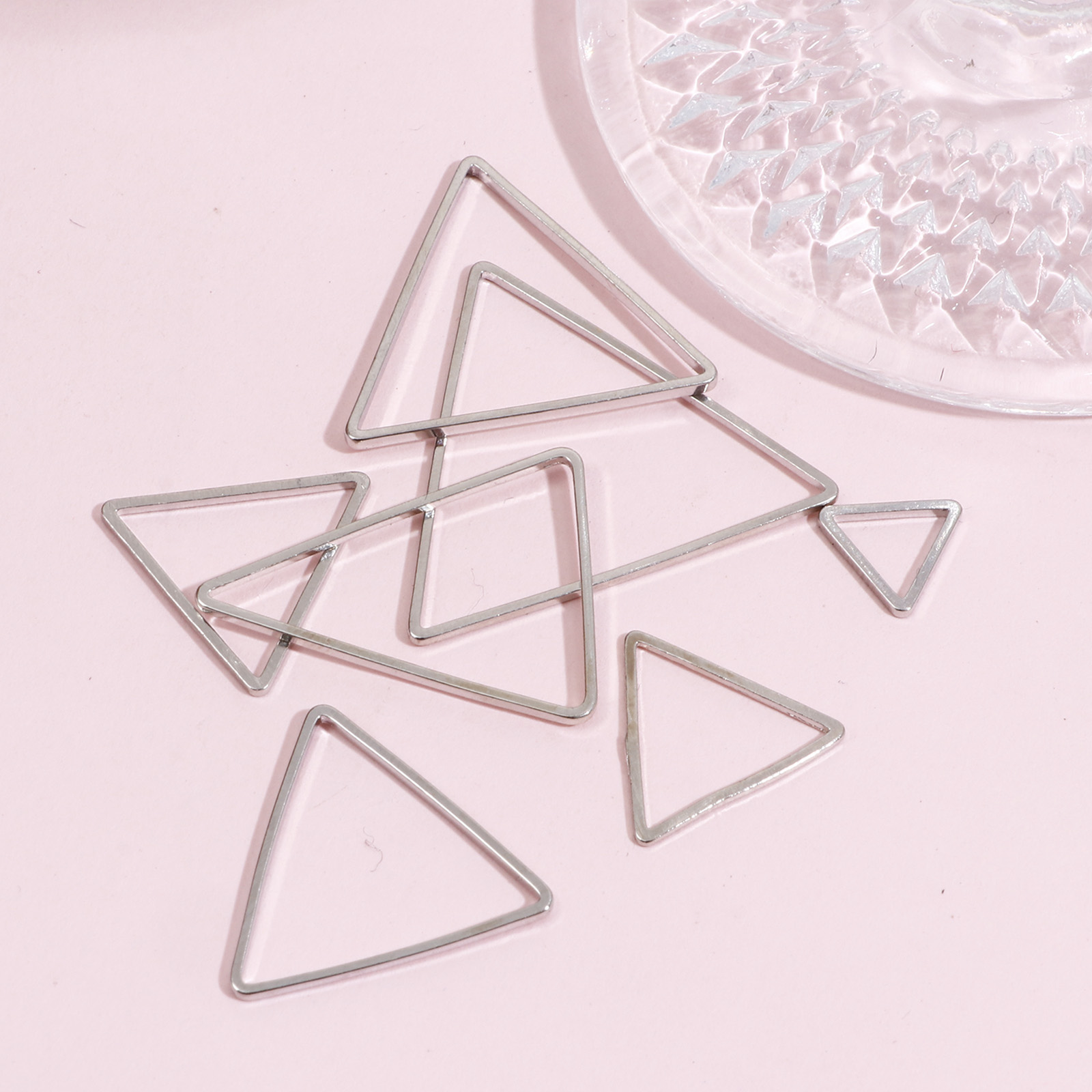 Picture of Brass Geometric Bezel Frame Charms Connectors KC Gold Plated