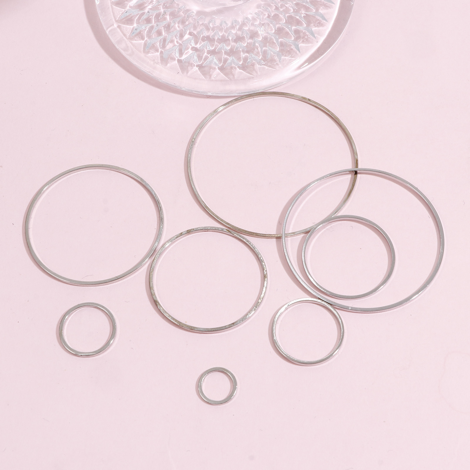 Picture of Brass Geometric Bezel Frame Charms Connectors KC Gold Plated