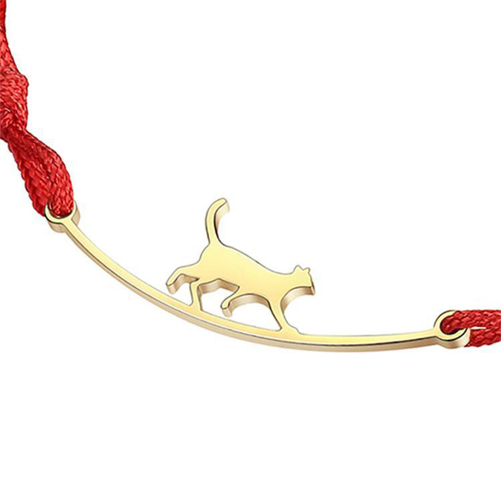 Picture of Eco-friendly 304 Stainless Steel Connectors Charms Pendants Multicolor Cat Animal 31mm x 9mm