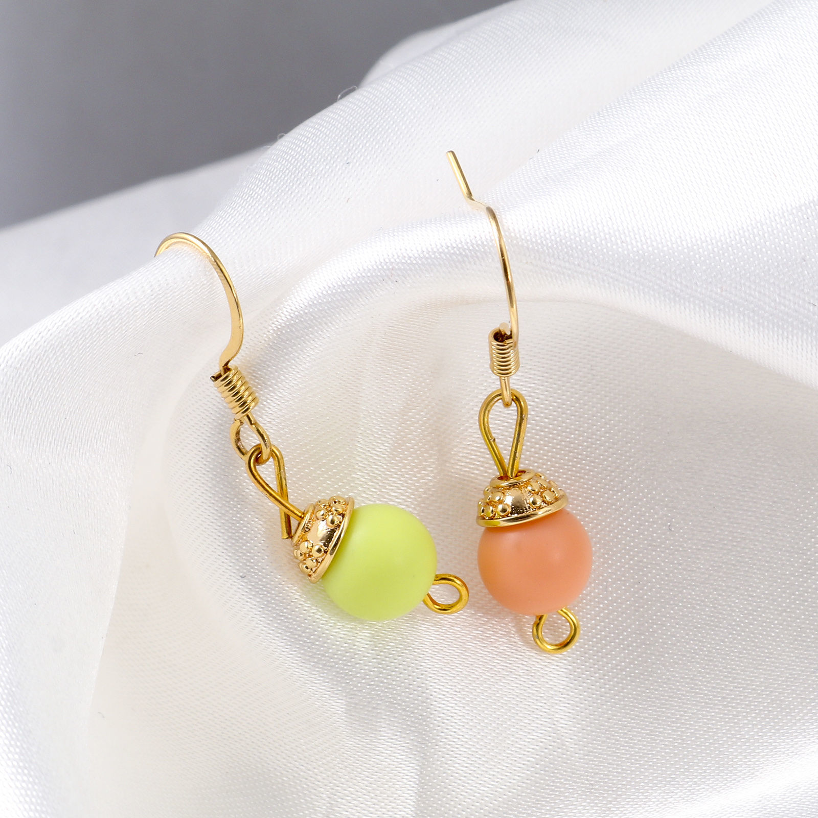 Picture of Brass Beads Caps Flower Real Gold Plated Hollow 6mm Dia.