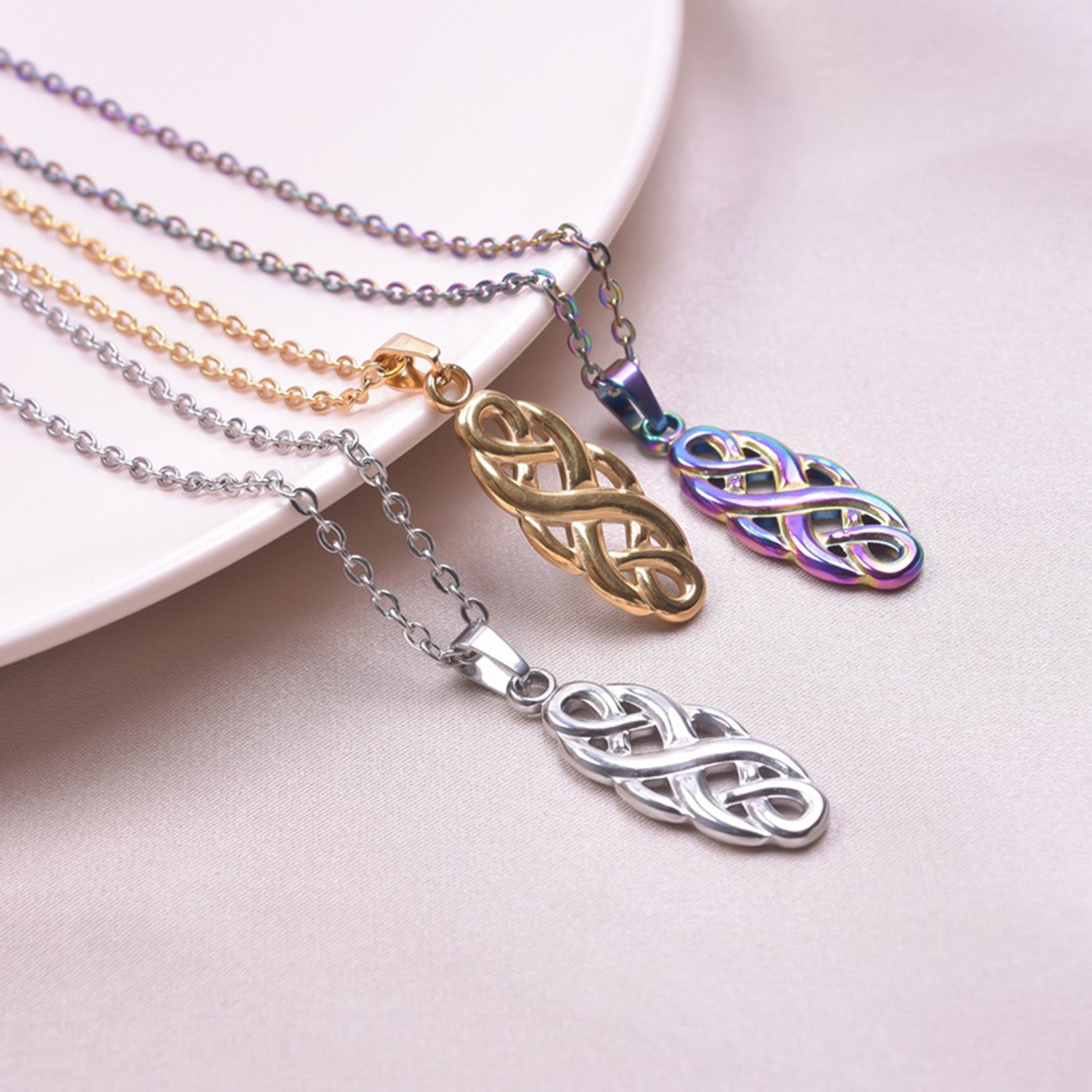 Picture of Eco-friendly 304 Stainless Steel Charms Multicolor Heart Cross