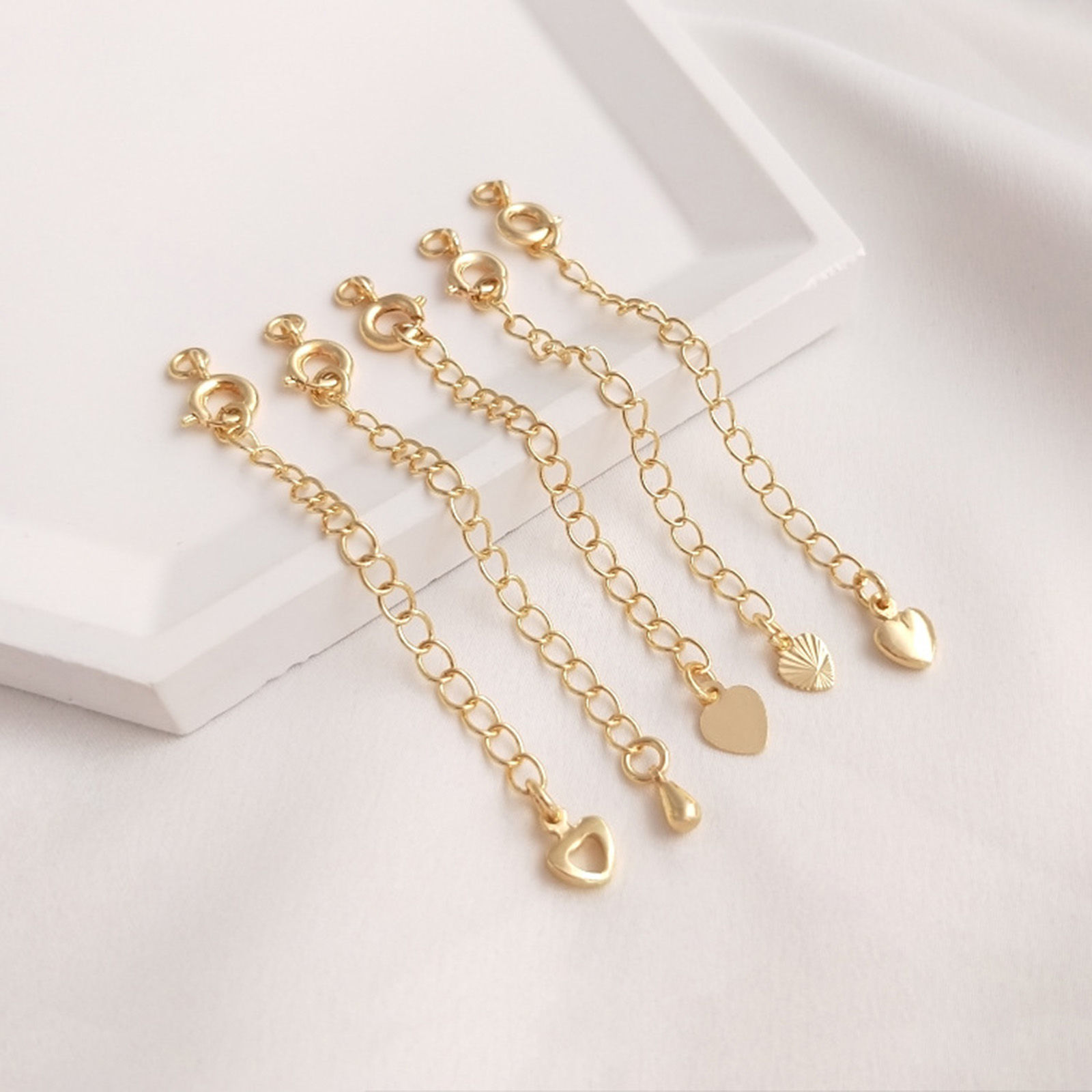 Picture of Brass Extender Chain 14K Real Gold Plated 6.5cm