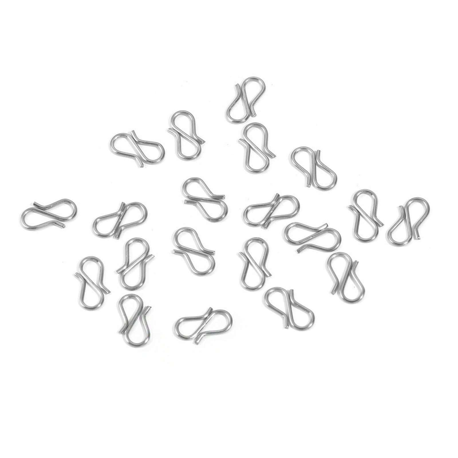 Picture of 304 Stainless Steel S Shaped Snap Hook Buckle Clip 13mm x 7mm