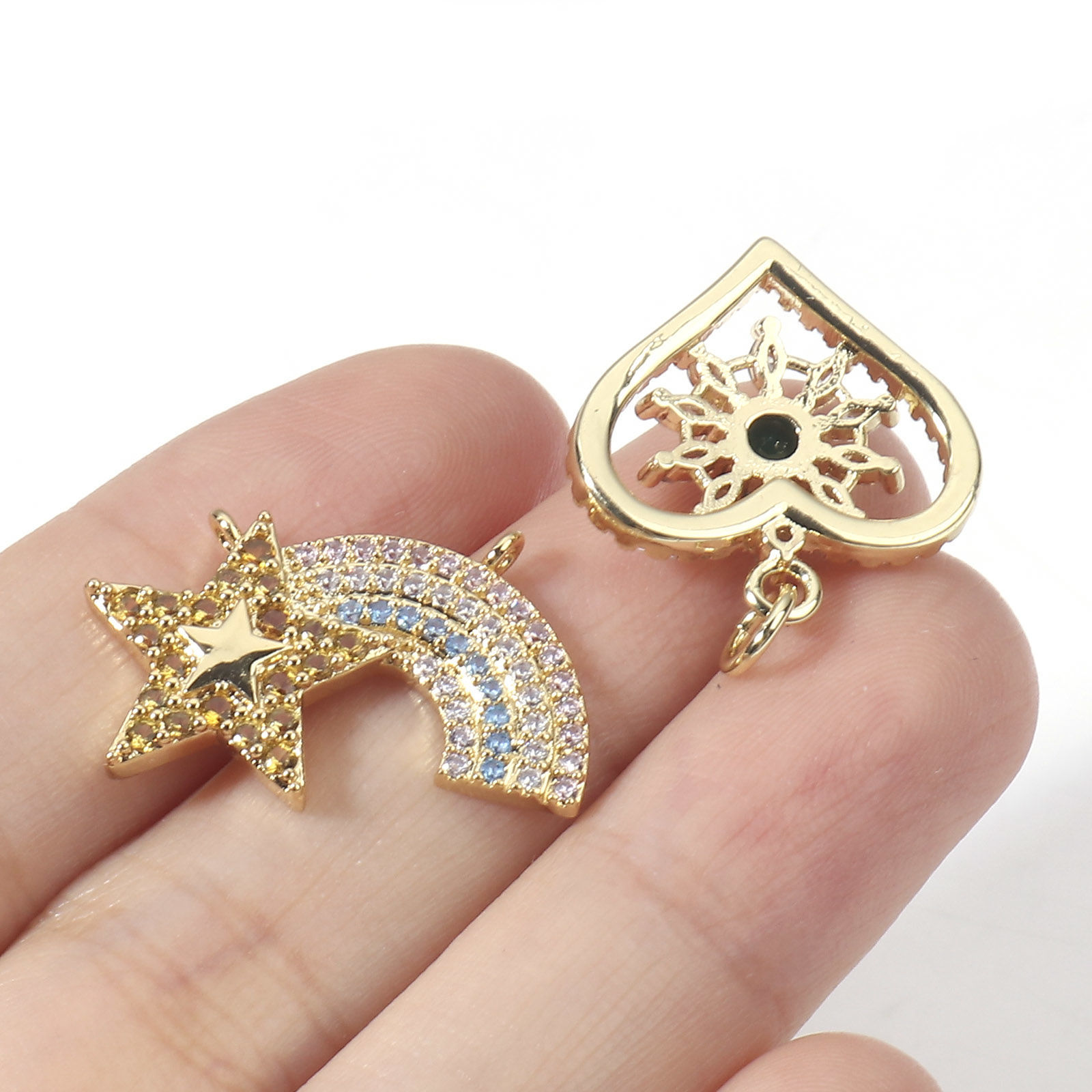 Picture of Brass Charms 18K Real Gold Plated