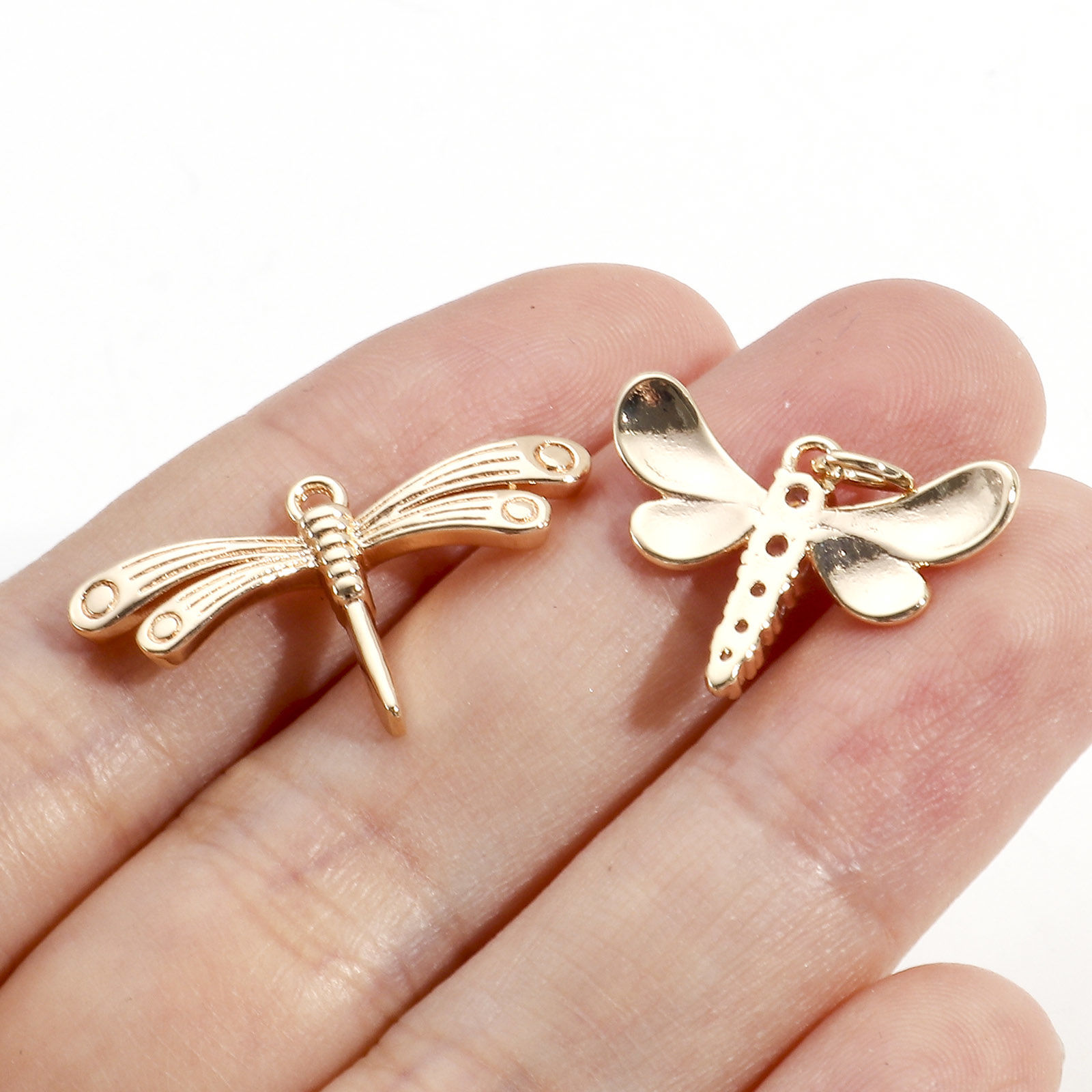 Picture of Brass Insect Charms Real Gold Plated