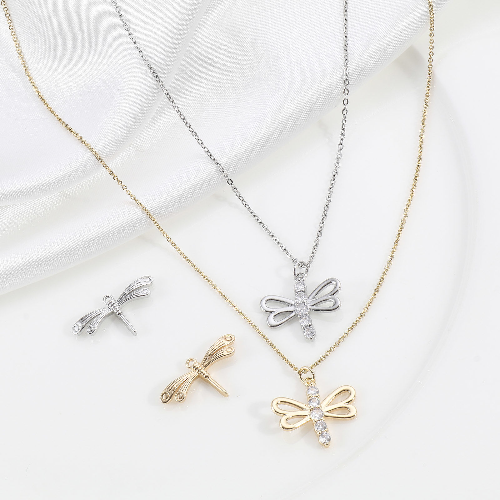 Picture of Brass Insect Charms Real Gold Plated