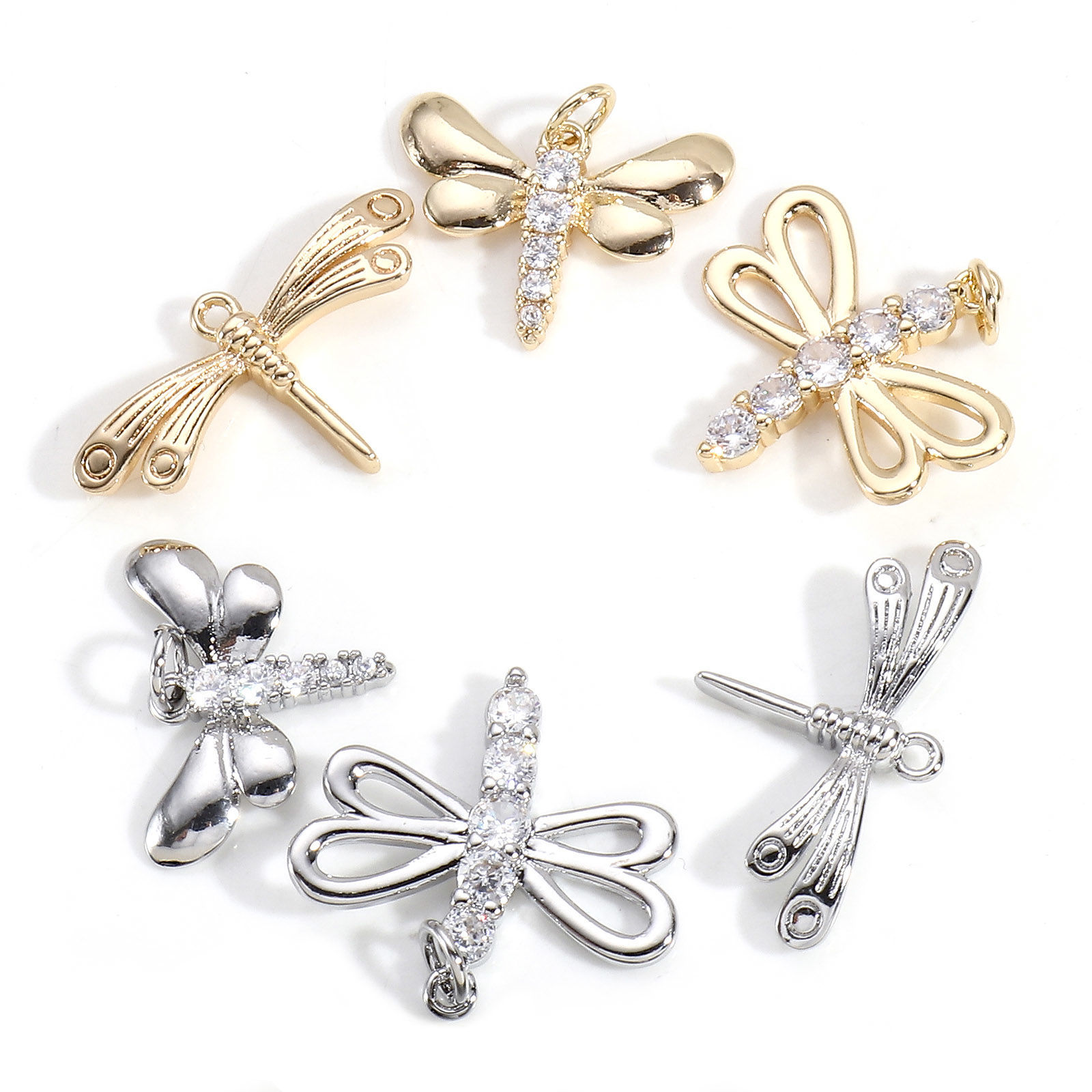 Picture of Brass Insect Charms Real Gold Plated