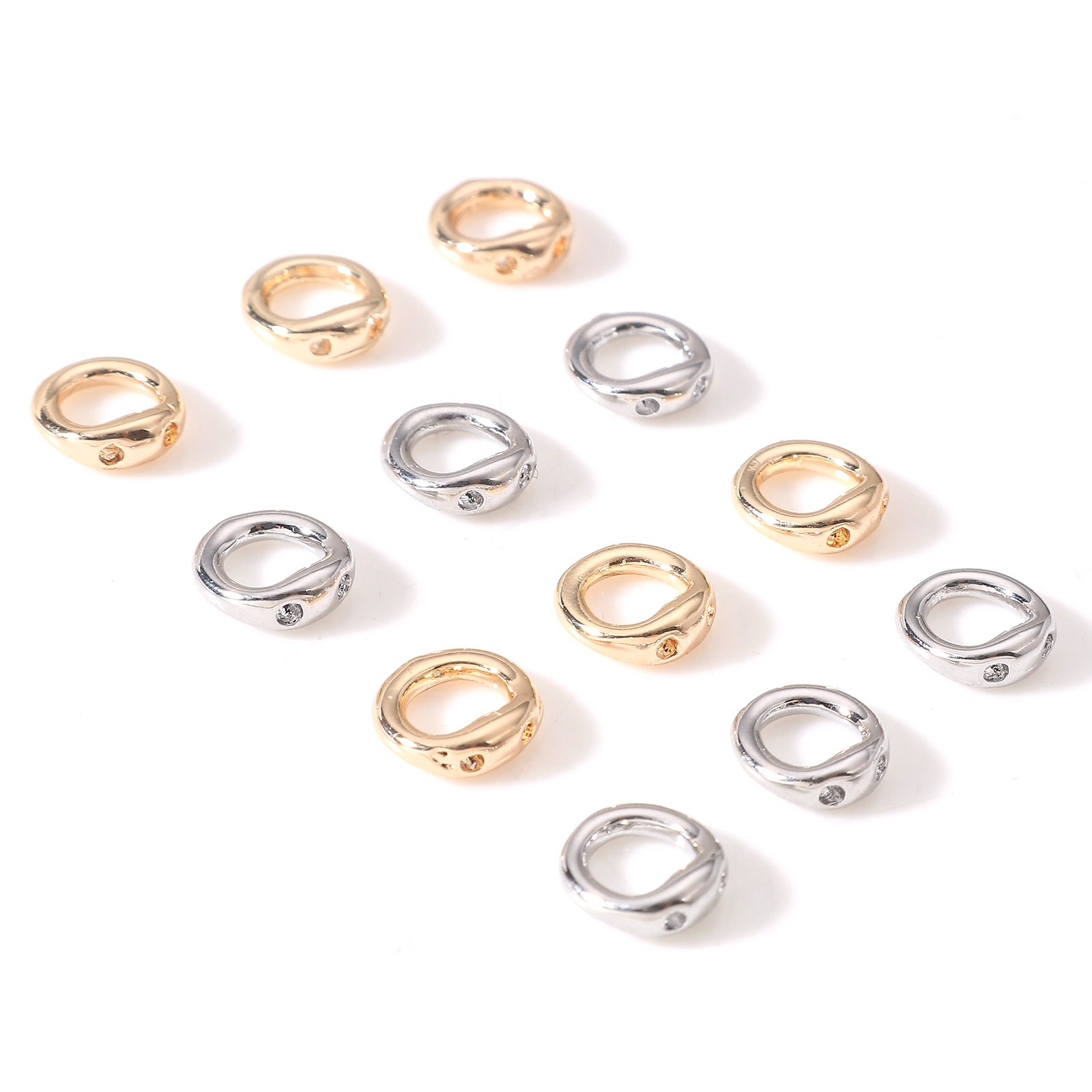 Picture of Brass Wire Protectors Round Real Gold Plated 5.2mm x 5mm