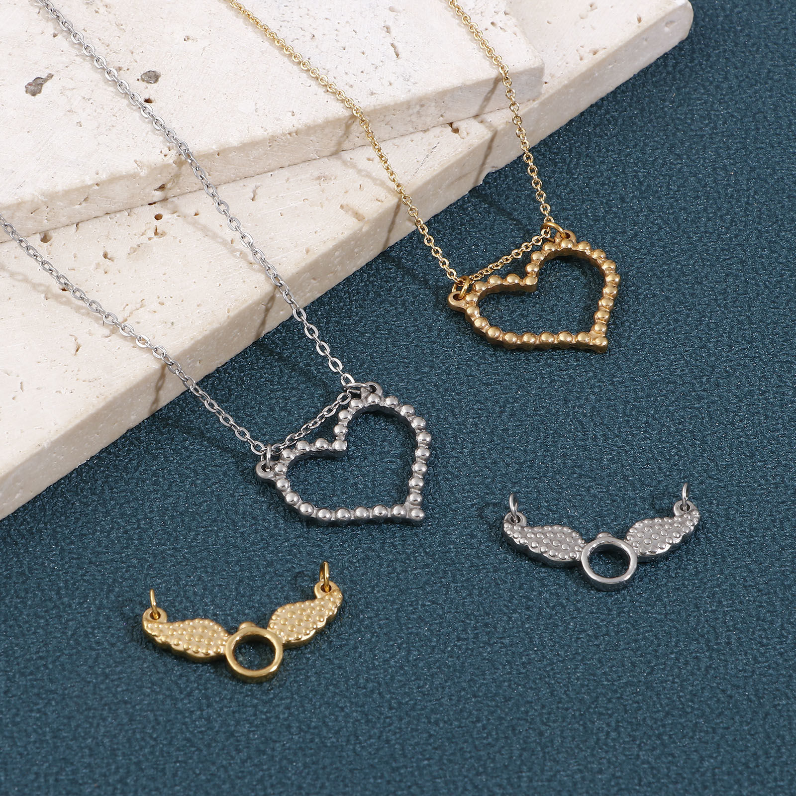 Bild von 304 Edelstahl Steckverbinder Charms Anhänger 1 Stück