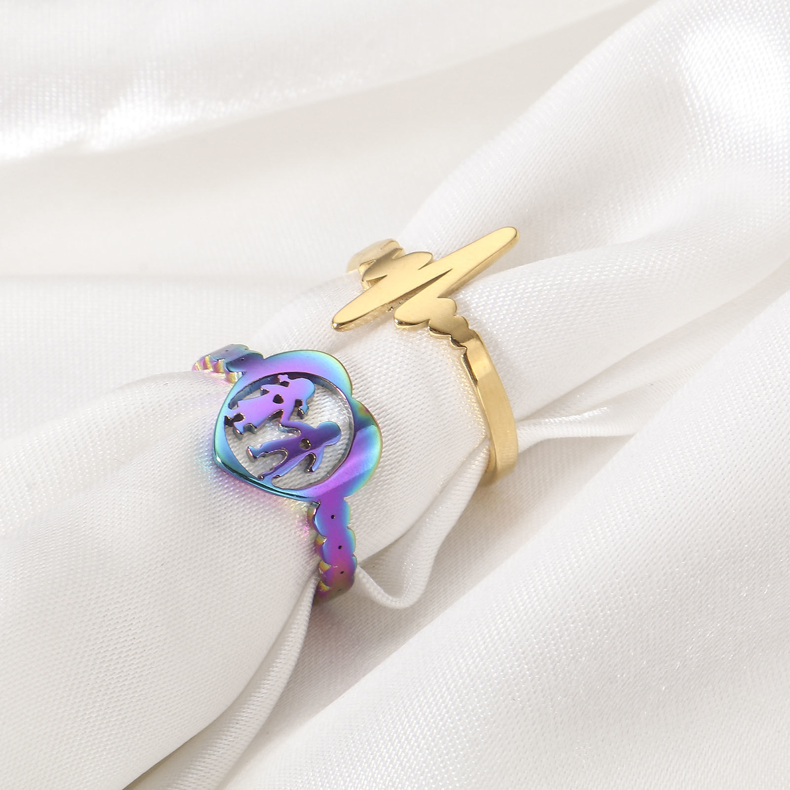 Picture of 304 Stainless Steel Open Adjustable Rings 16.9mm(US Size 6.5)