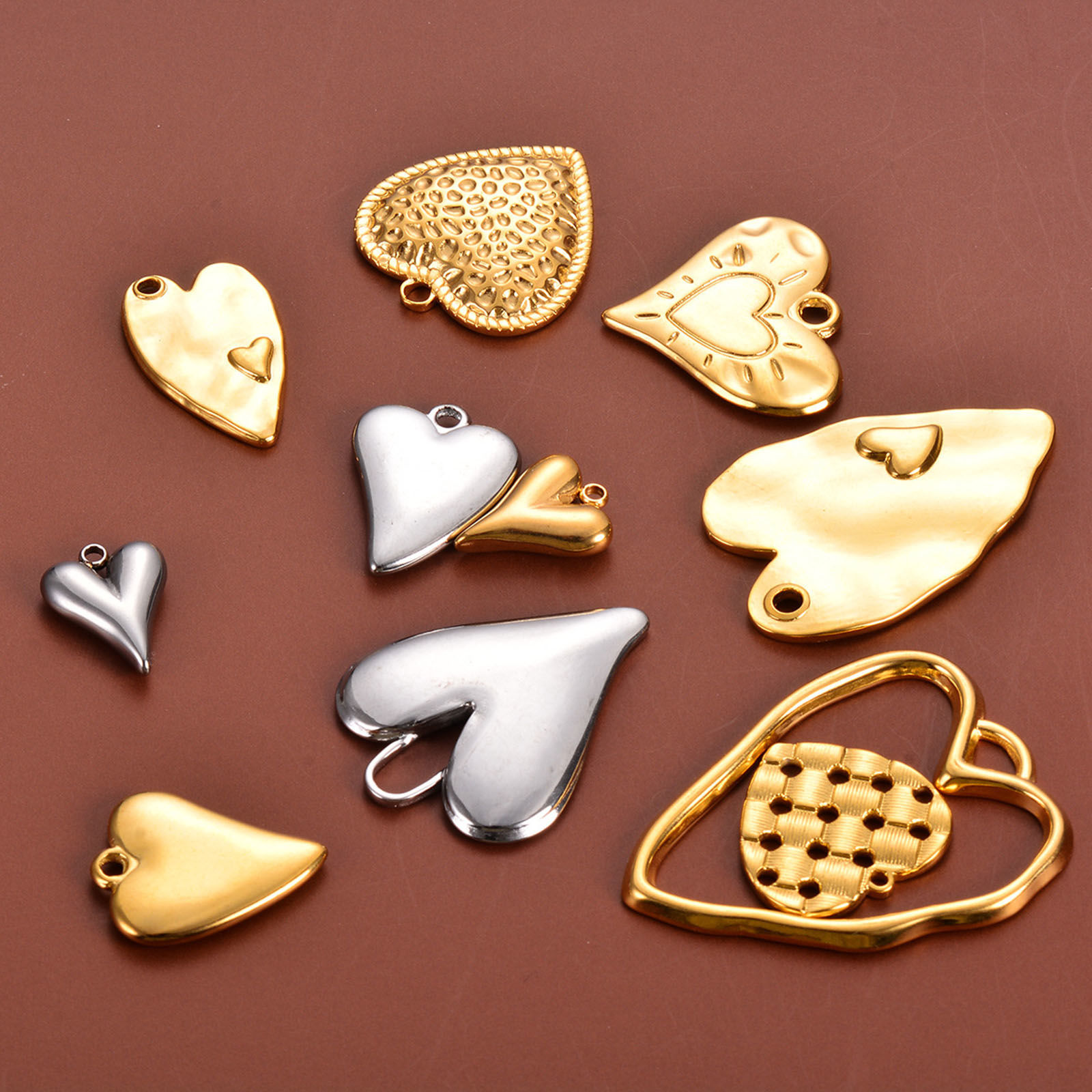 Picture of Eco-friendly 304 Stainless Steel Valentine's Day Pendants Multicolor Heart