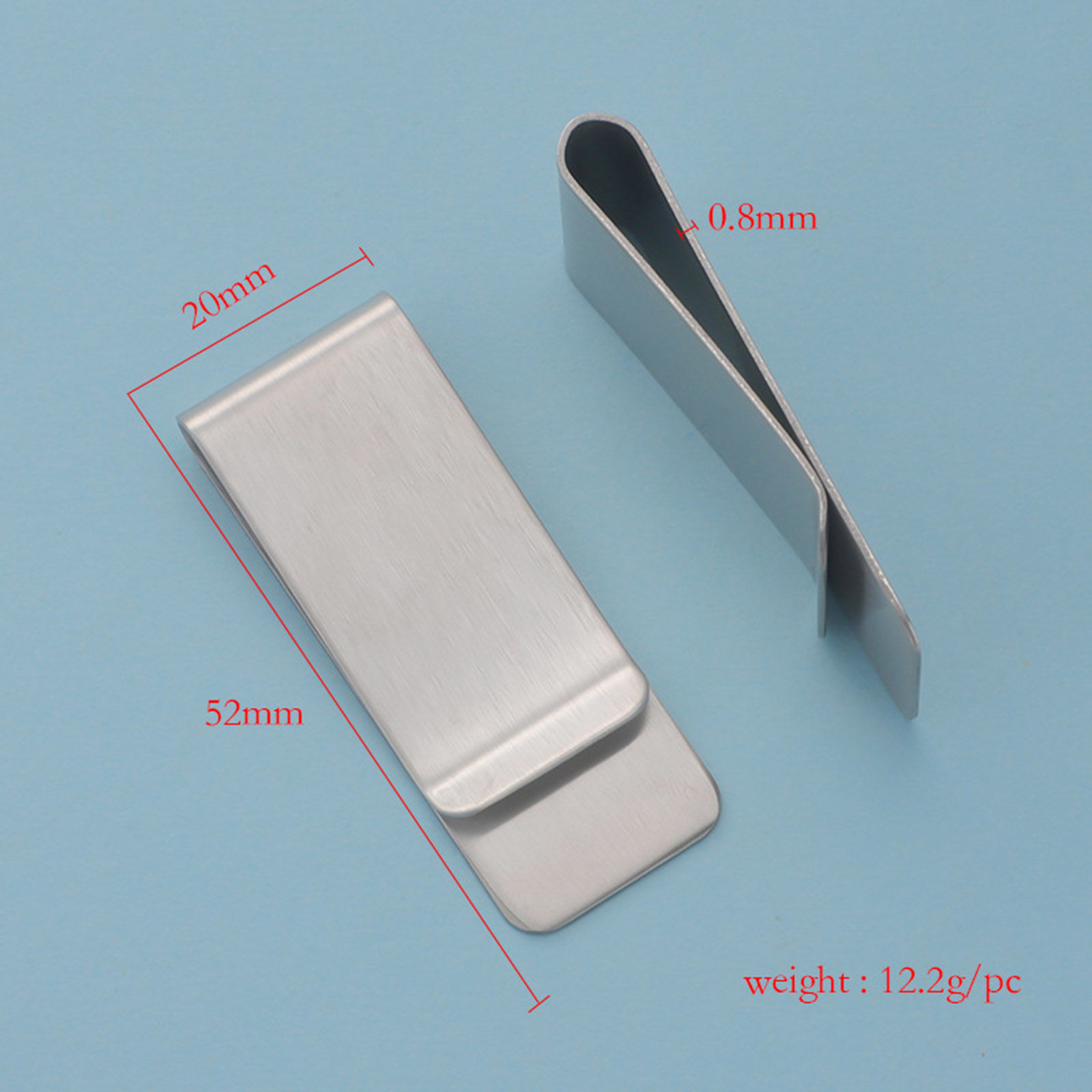 Picture of 304 Stainless Steel Blank Stamping Tags Men Necktie Tie Clips