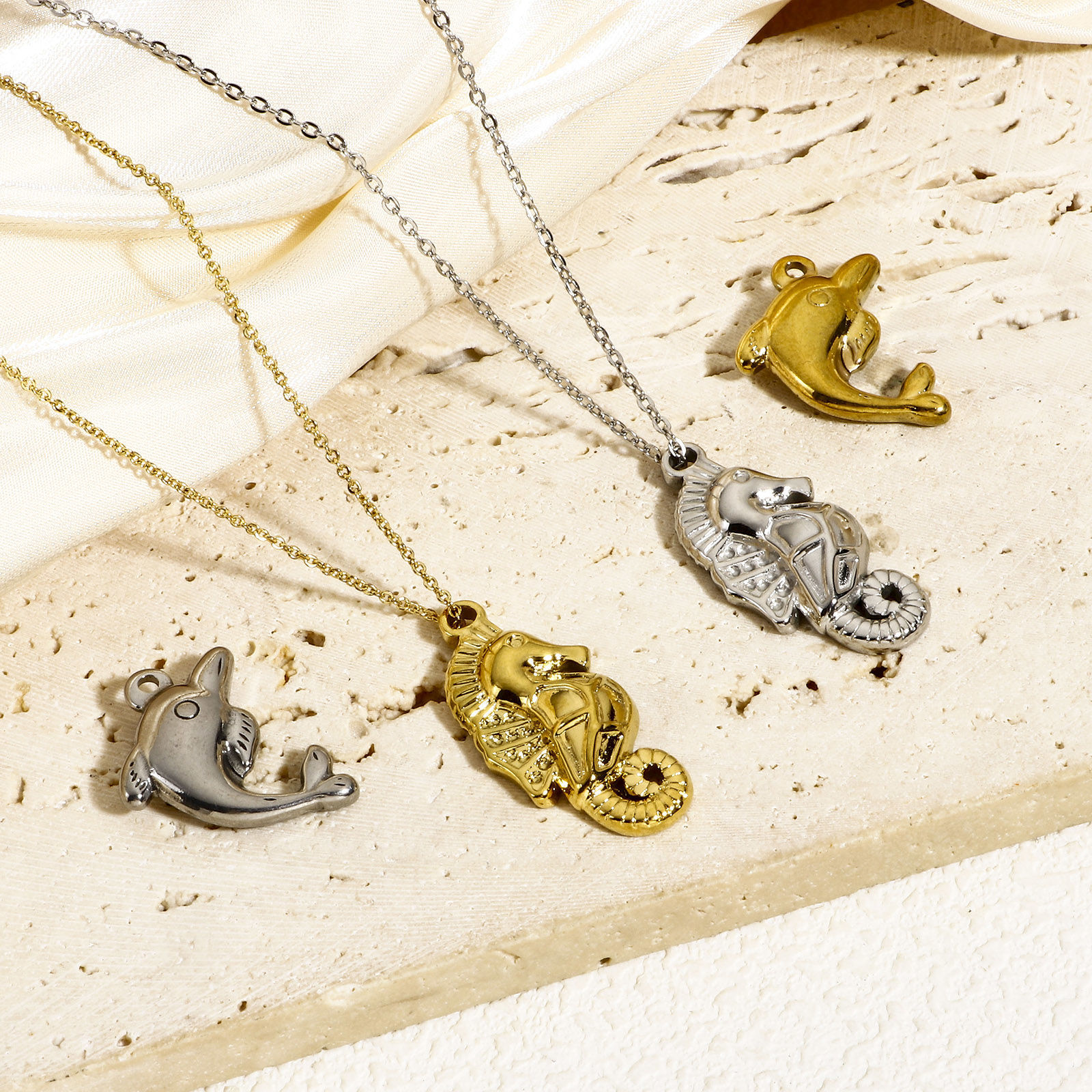 Image de 1 Pièce Pendentifs en 304 Acier Inoxydable Bijoux d'Océan