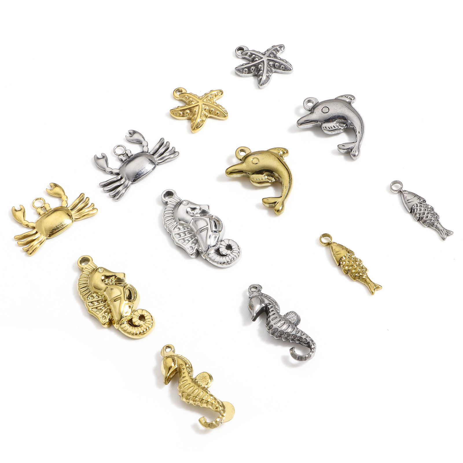 Image de 1 Pièce Pendentifs en 304 Acier Inoxydable Bijoux d'Océan