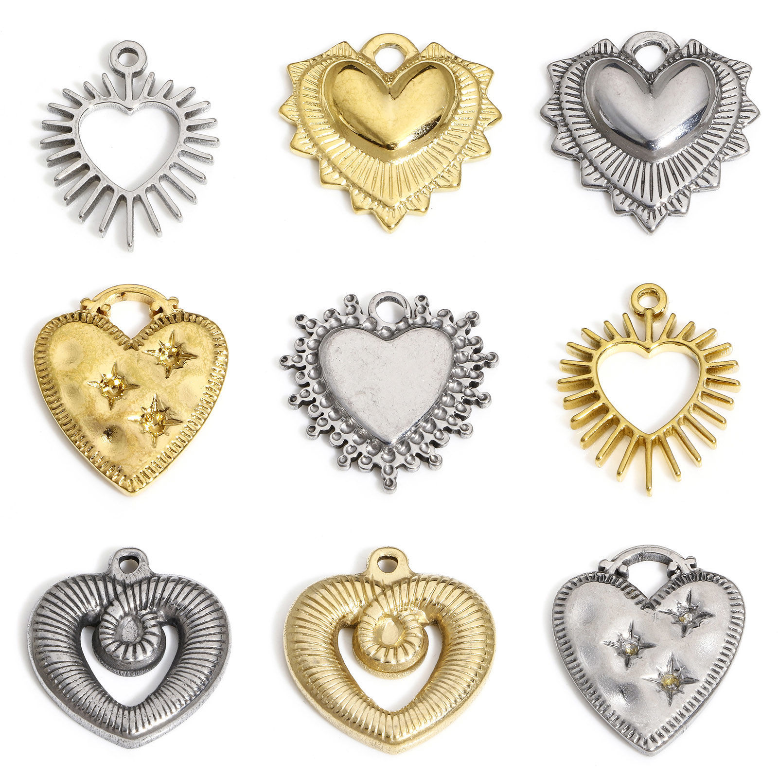 Immagine di 1 Pz 304 Acciaio Inossidabile San Valentino Charms