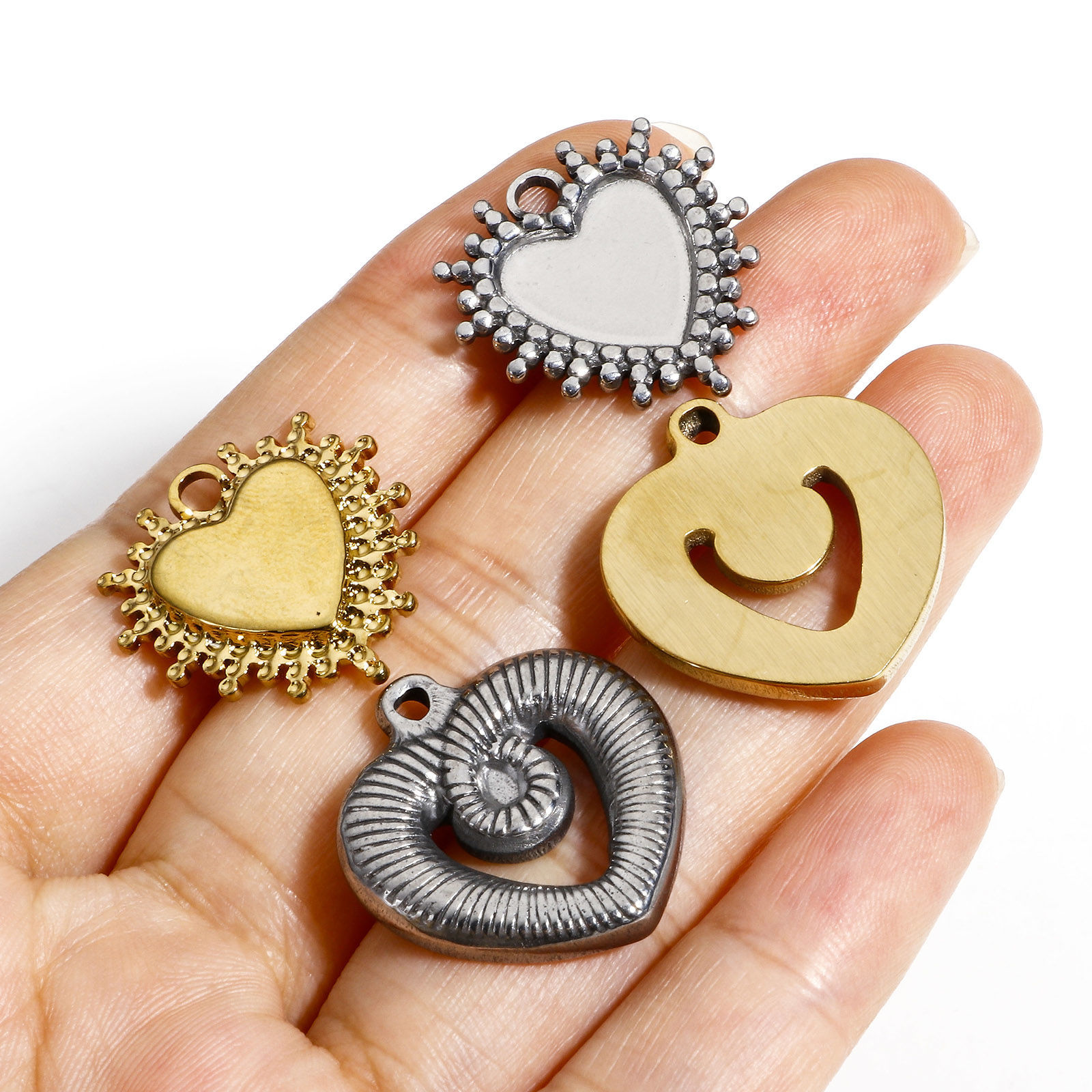 Immagine di 1 Pz 304 Acciaio Inossidabile San Valentino Charms