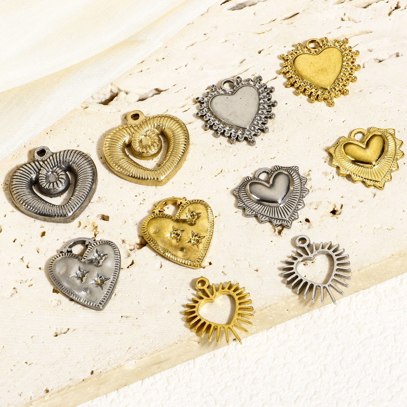 Immagine di 1 Pz 304 Acciaio Inossidabile San Valentino Charms