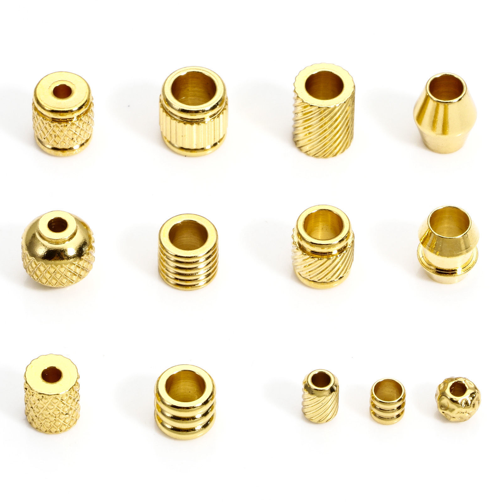 Picture of 304 Stainless Steel Beads For DIY Jewelry Making 18K Gold Plated