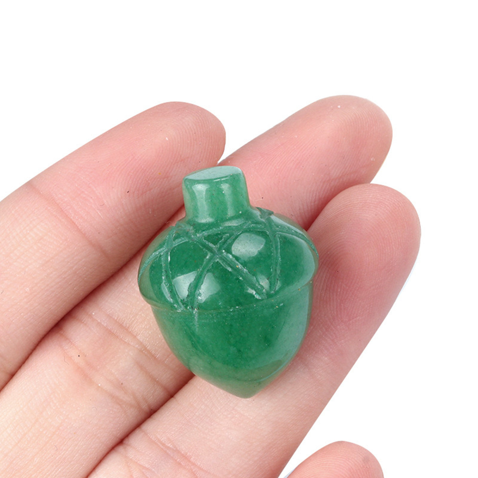 Immagine di 1 Pz Gemma ( Naturale ) Ornamenti Nocciola 26mm x 20mm
