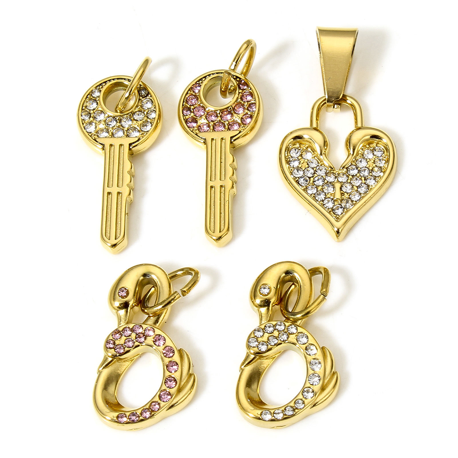 Picture of 304 Stainless Steel Charms 18K Gold Plated