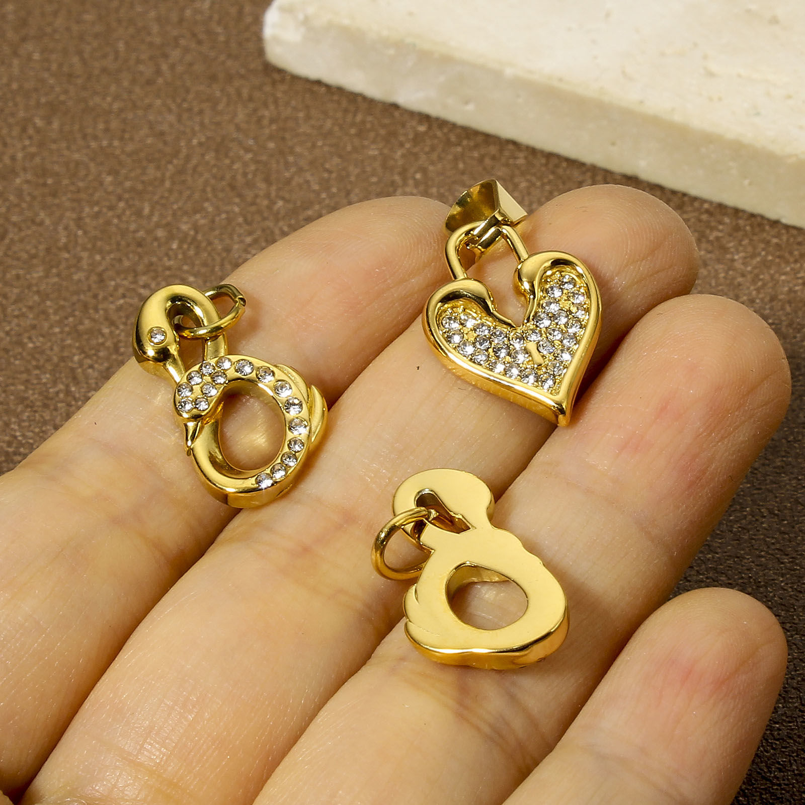 Picture of 304 Stainless Steel Charms 18K Gold Plated