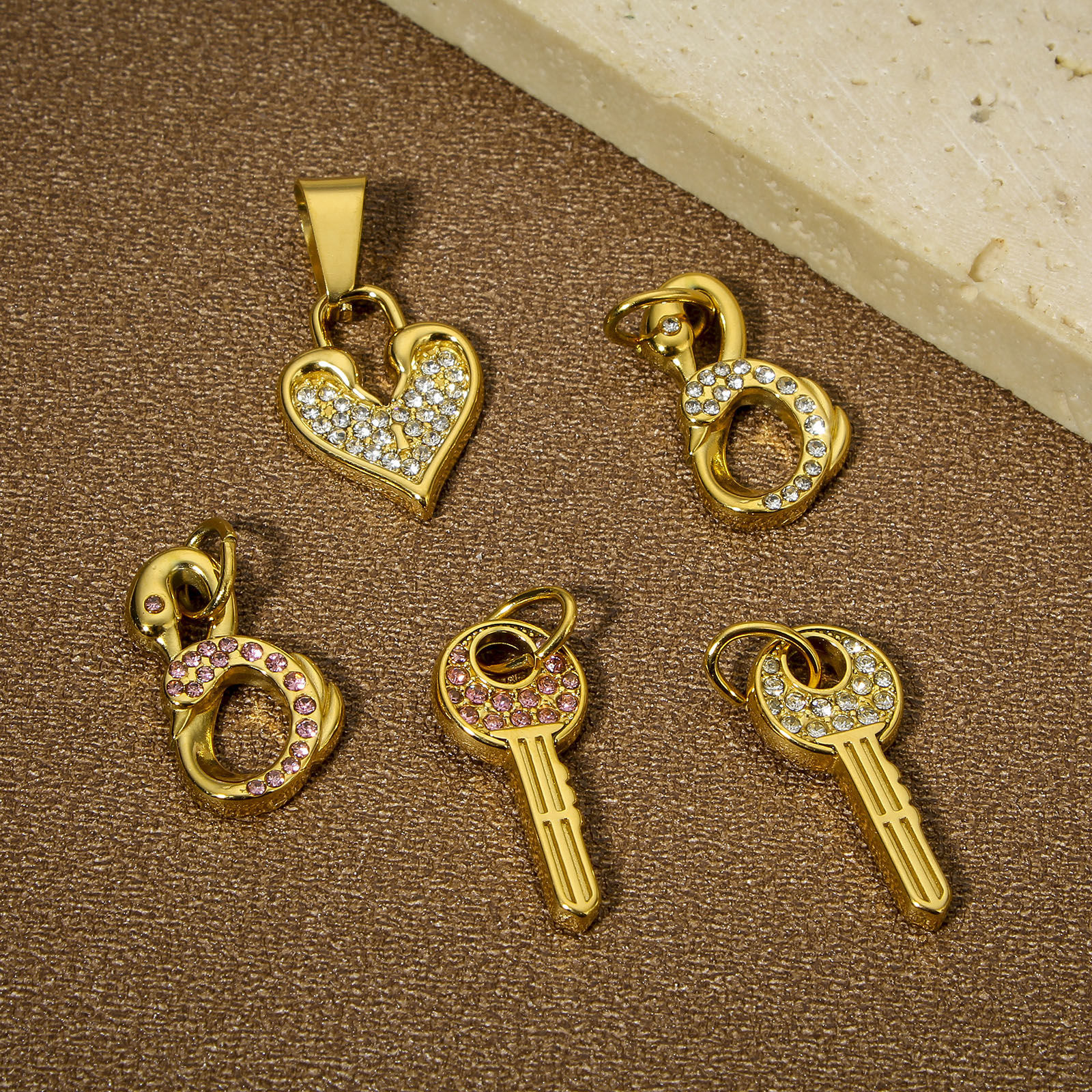 Picture of 304 Stainless Steel Charms 18K Gold Plated