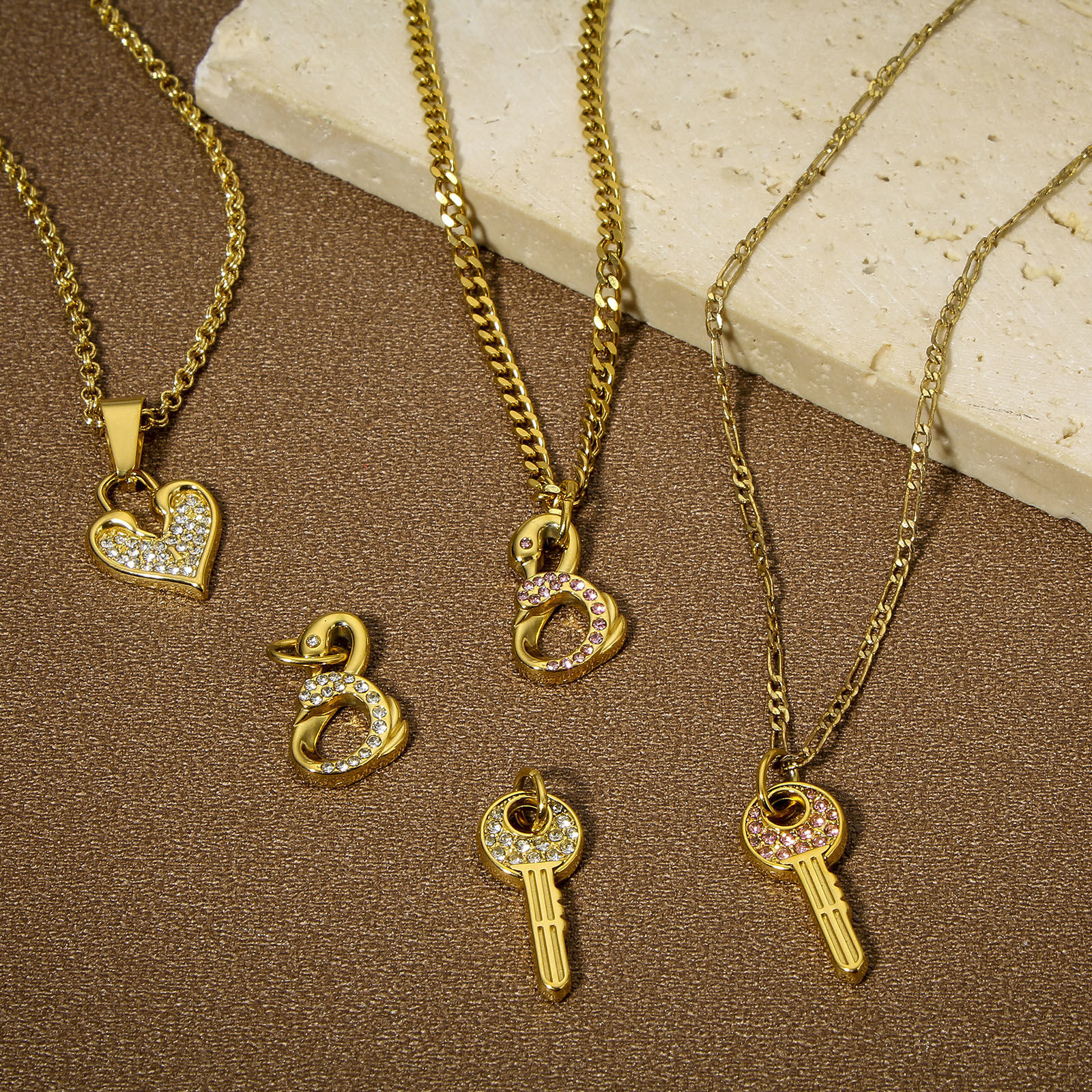 Picture of 304 Stainless Steel Charms 18K Gold Plated
