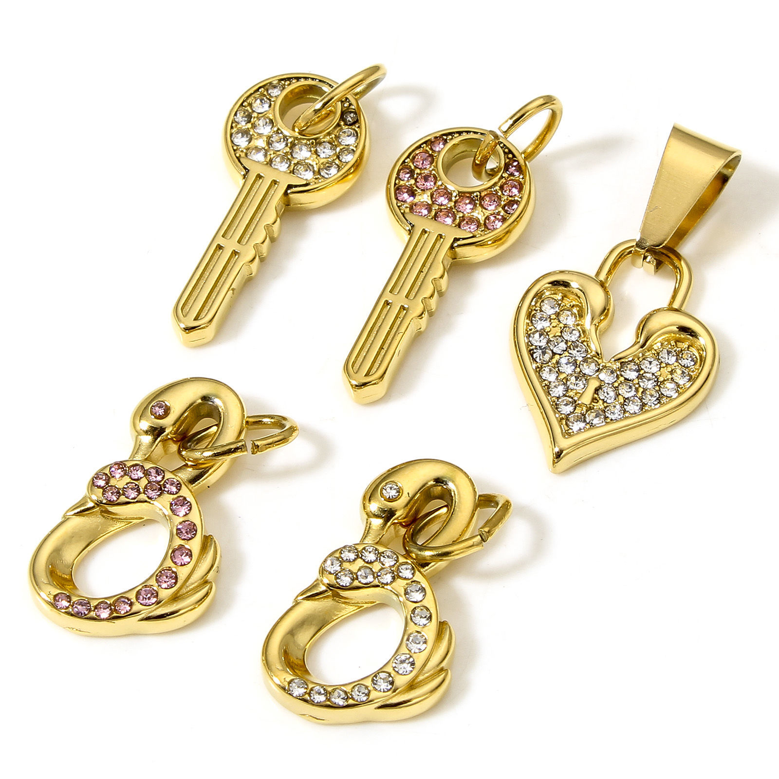 Picture of 304 Stainless Steel Charms 18K Gold Plated