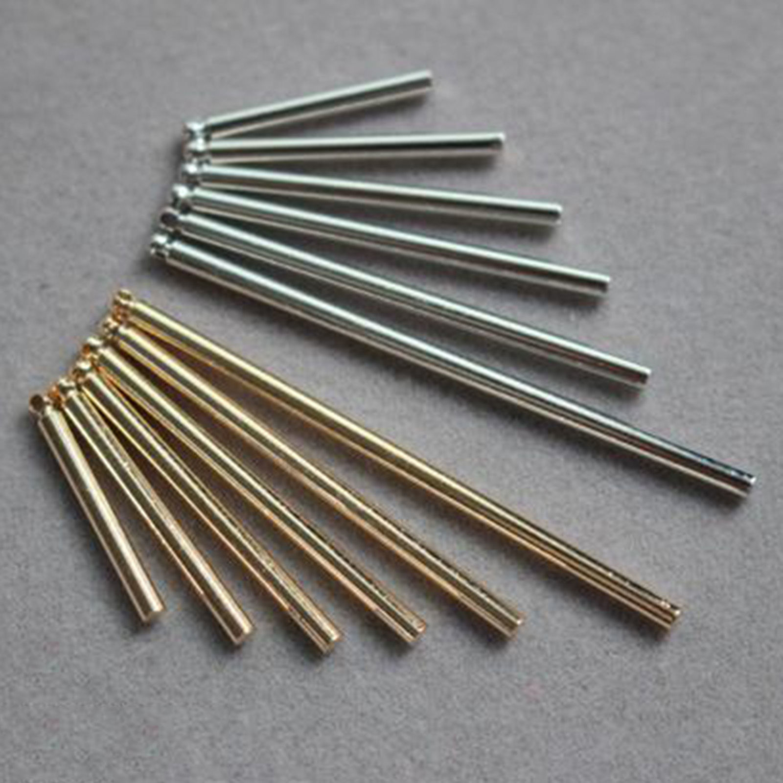 Bild von 5 Stück Messing Charms Bunt Stange Quaste