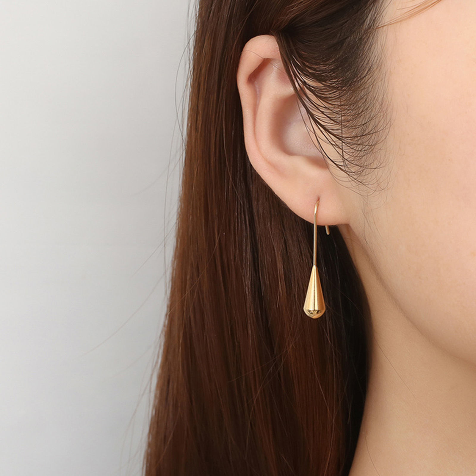 Picture of Vacuum Plating Stylish Simple Multicolor 304 Stainless Steel Tassel Drop Earrings For Women Party
