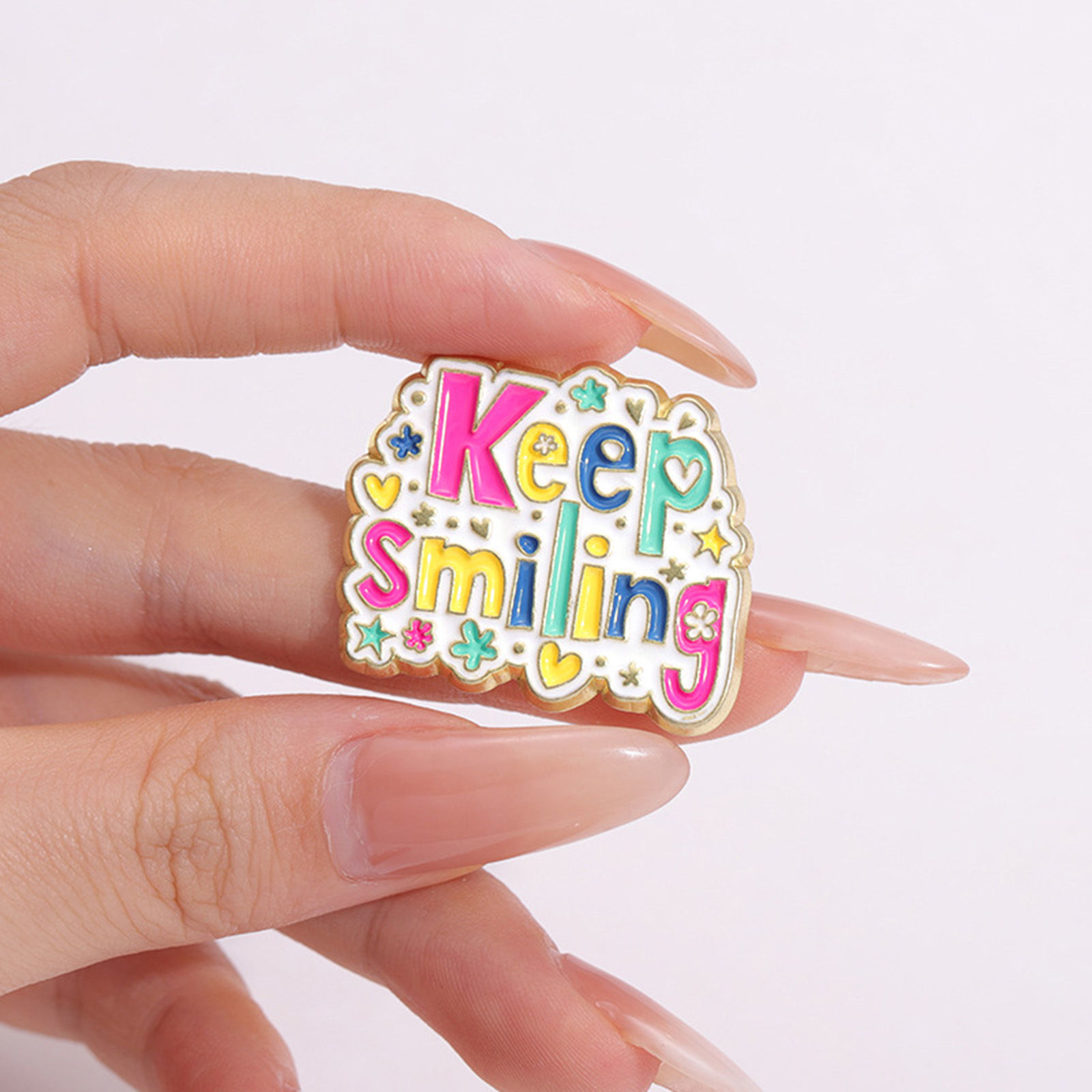 Picture of Cute Pin Brooches Gold Plated Enamel