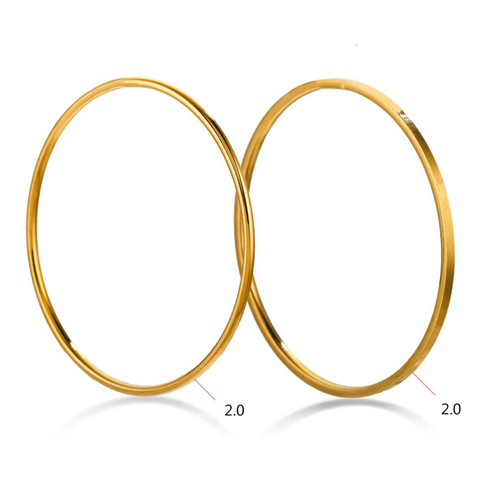 Picture of 304 Stainless Steel Bangles Bracelets Round