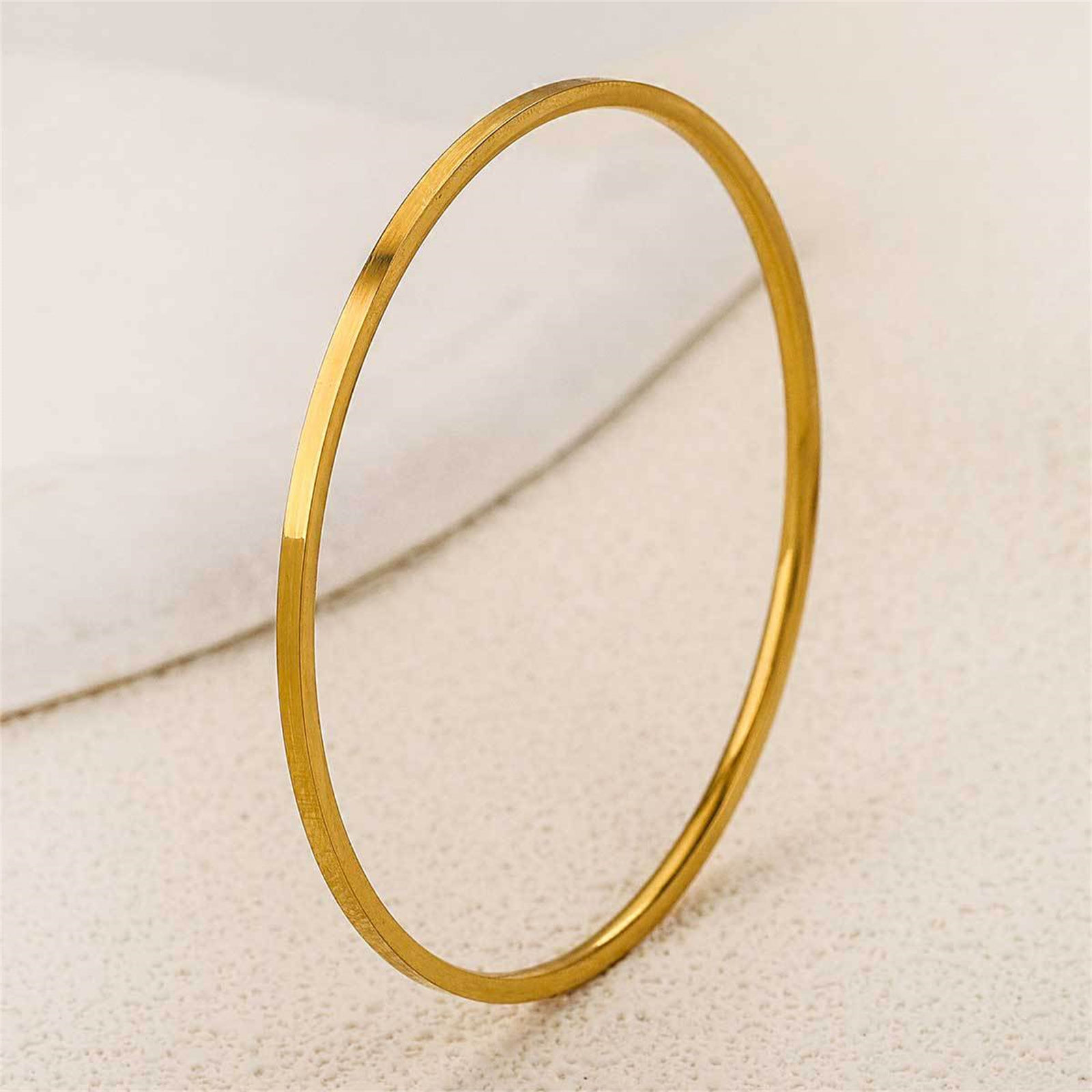 Picture of 304 Stainless Steel Bangles Bracelets Round