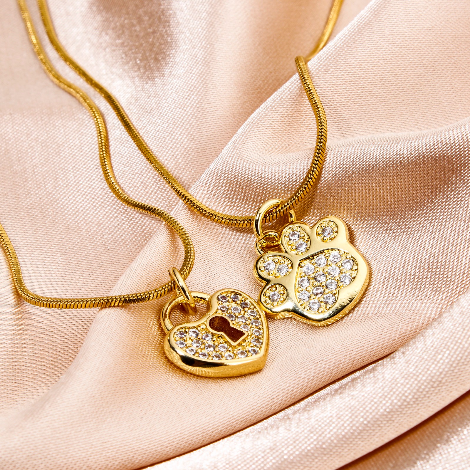 Picture of Eco-friendly Brass Charms 18K Real Gold Plated Micro Pave Clear Cubic Zirconia