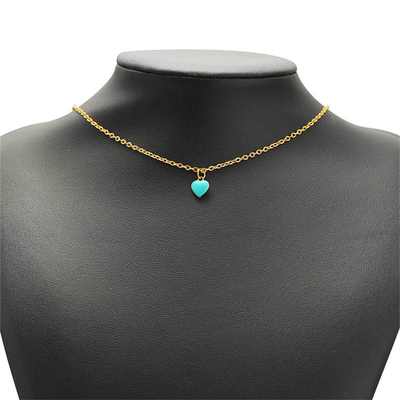 Immagine di 20 Pz 304 Acciaio Inossidabile San Valentino Ciondoli Cuore Multicolore Smalto a Doppia Faccia 9mm x 8mm
