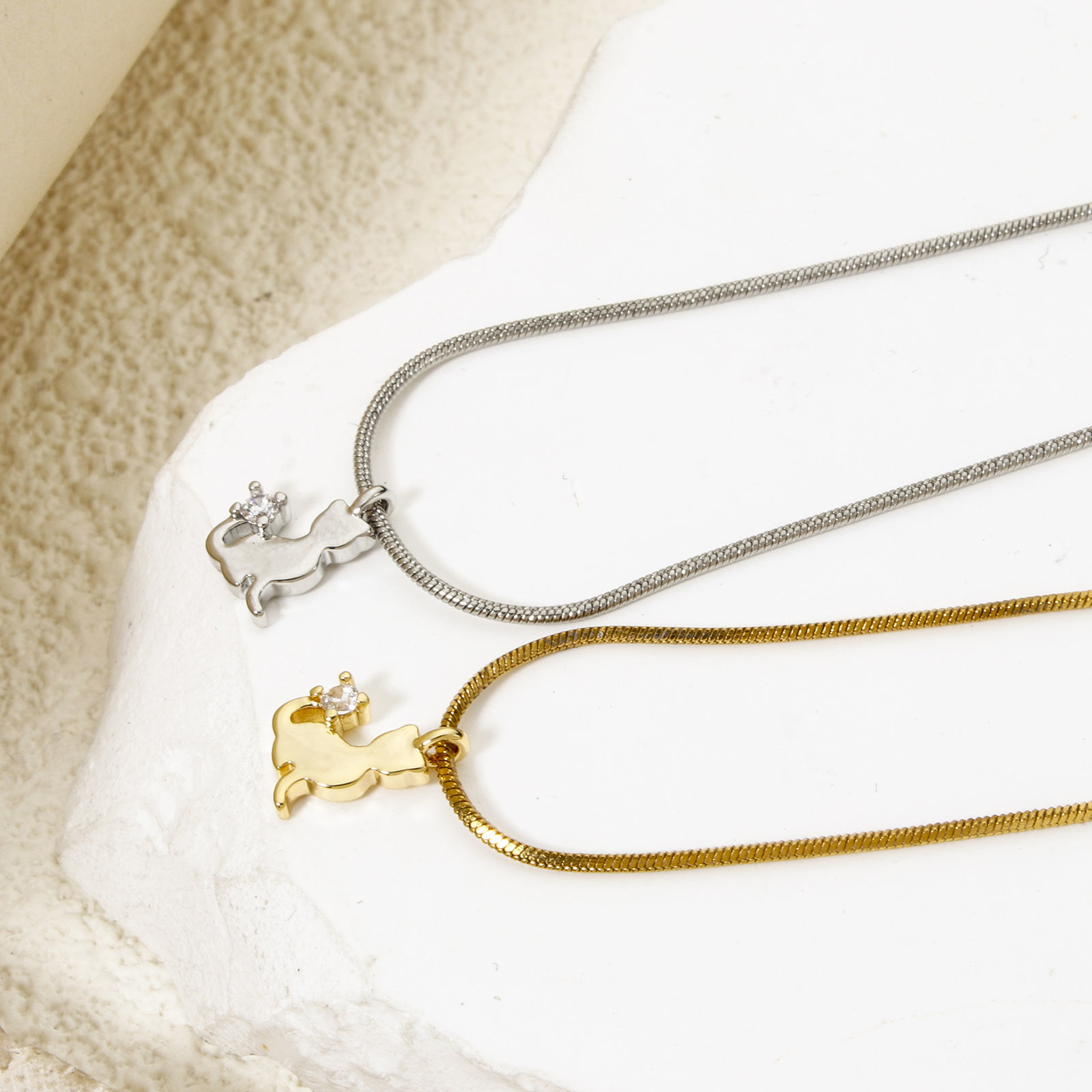 Bild von Messing Charms Bunt Klar Zirkonia
