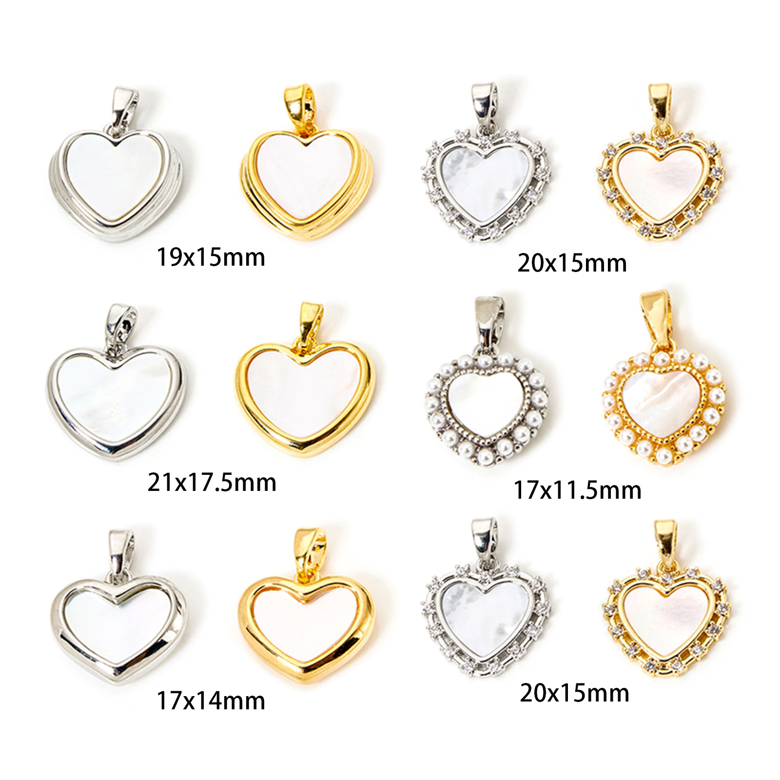 Picture of Valentine's Day Charm Pendant Multicolor Heart