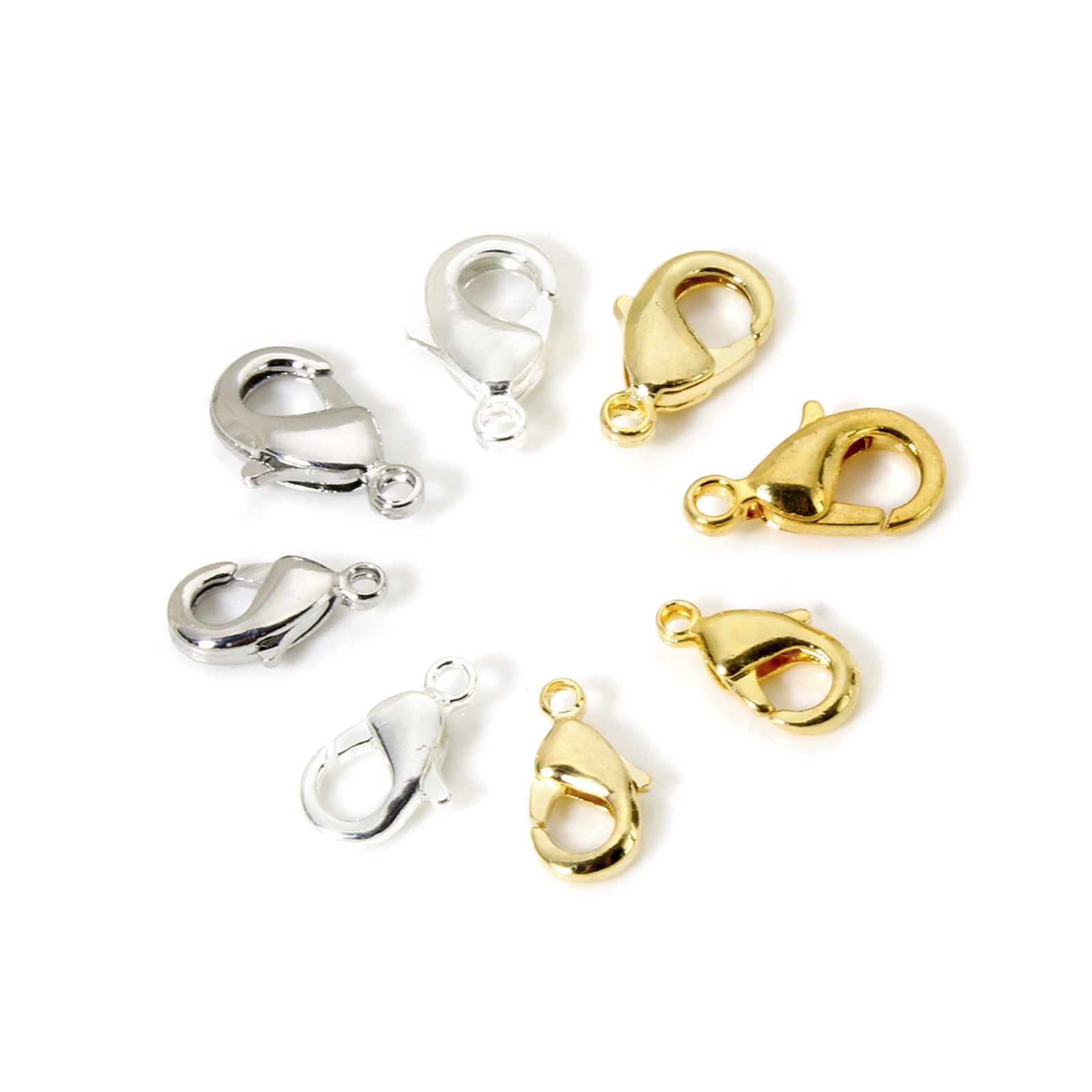 Picture of Eco-friendly Brass Lobster Clasp Findings Real Gold Plated