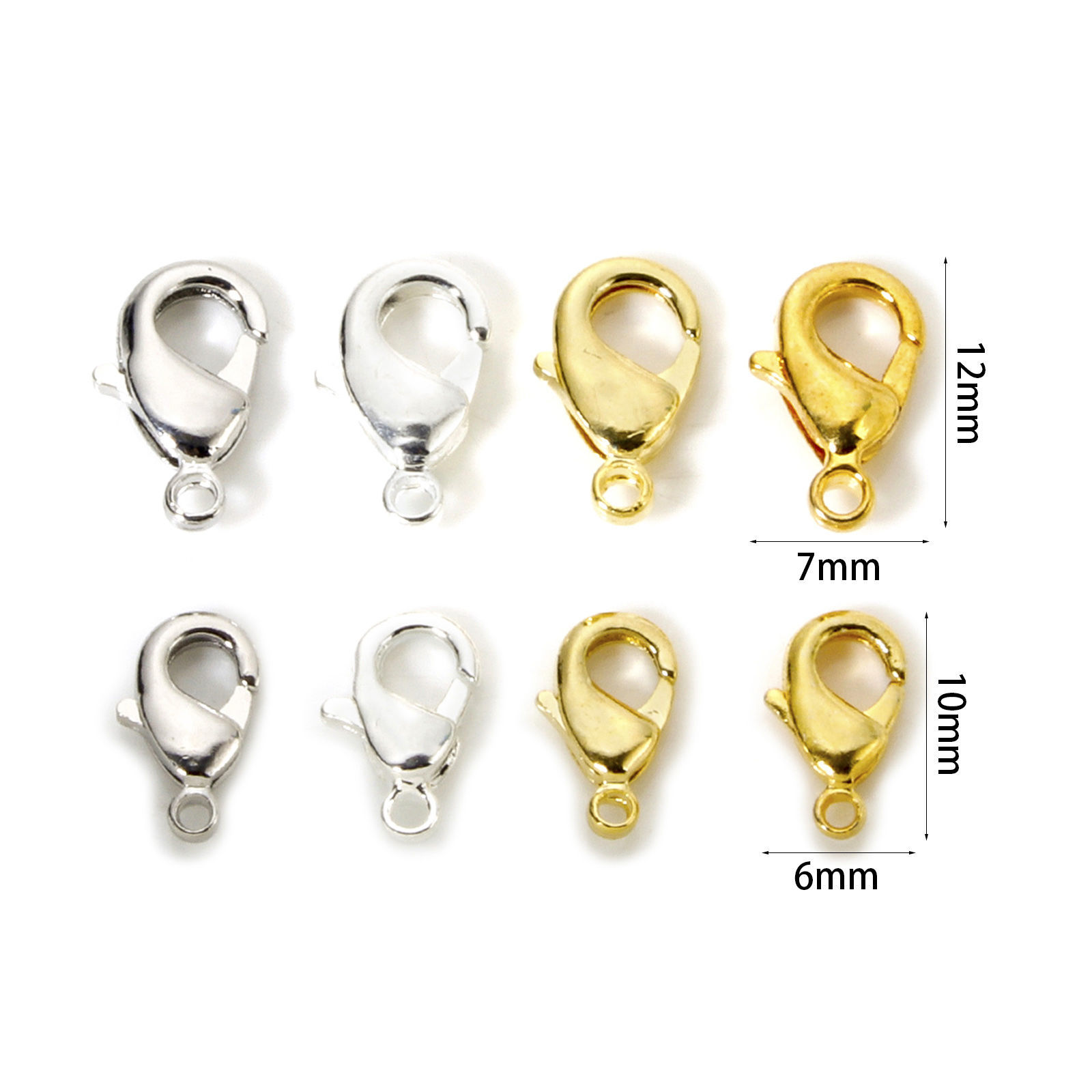 Picture of Eco-friendly Brass Lobster Clasp Findings Real Gold Plated