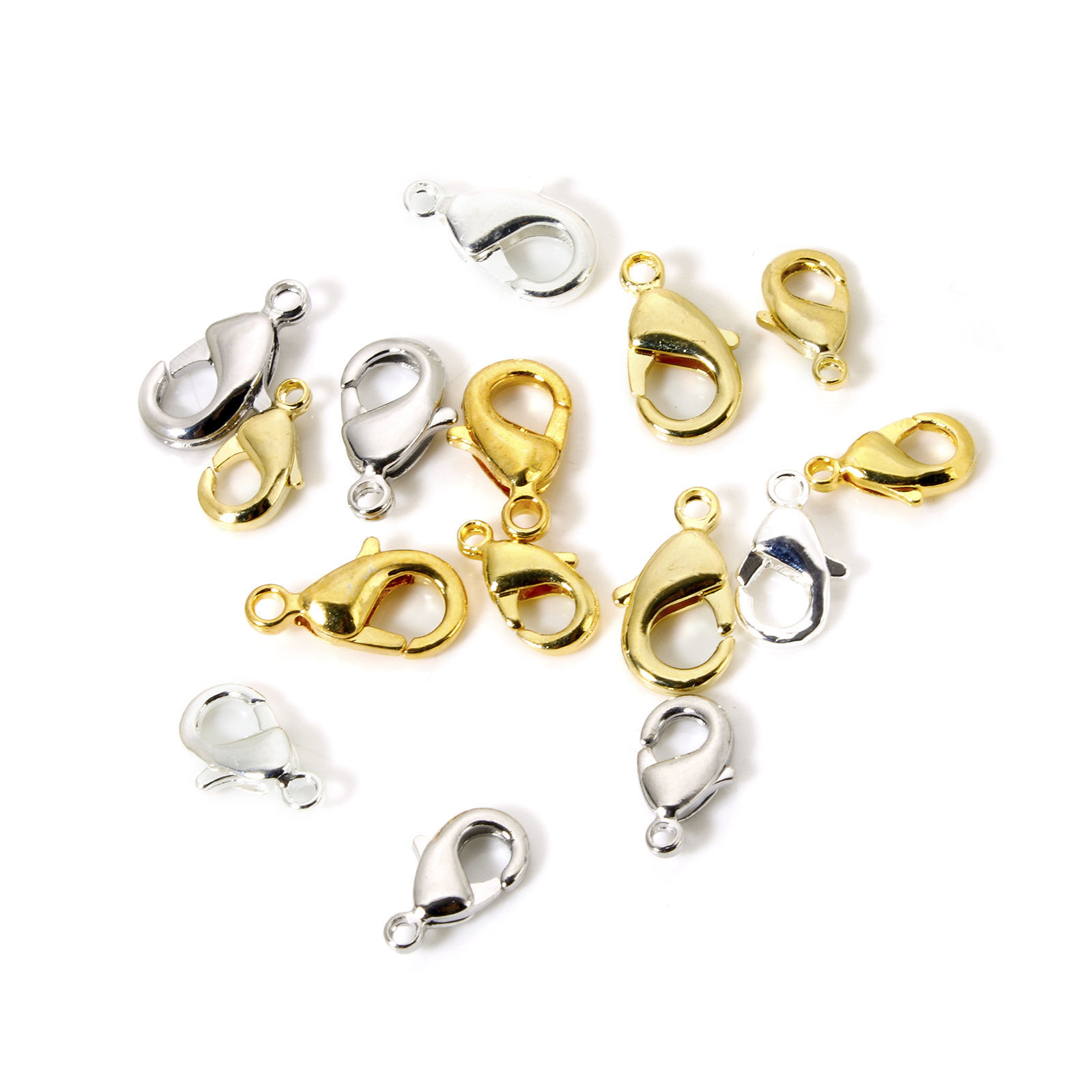 Picture of Eco-friendly Brass Lobster Clasp Findings Real Gold Plated