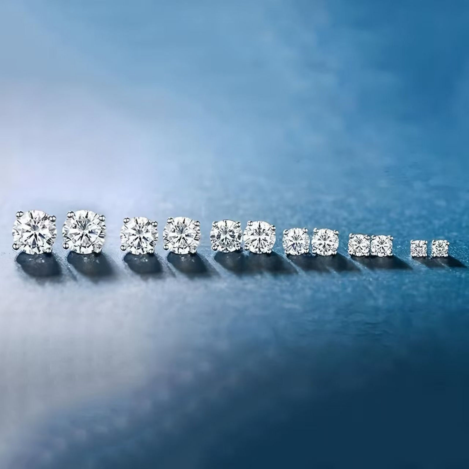 Picture of Wholesale Exquisite Stylish Ear Post Stud Earrings, 304 Stainless Steel & Cubic Zirconia, Unisex Eco-friendly Gift Jewelry Supply