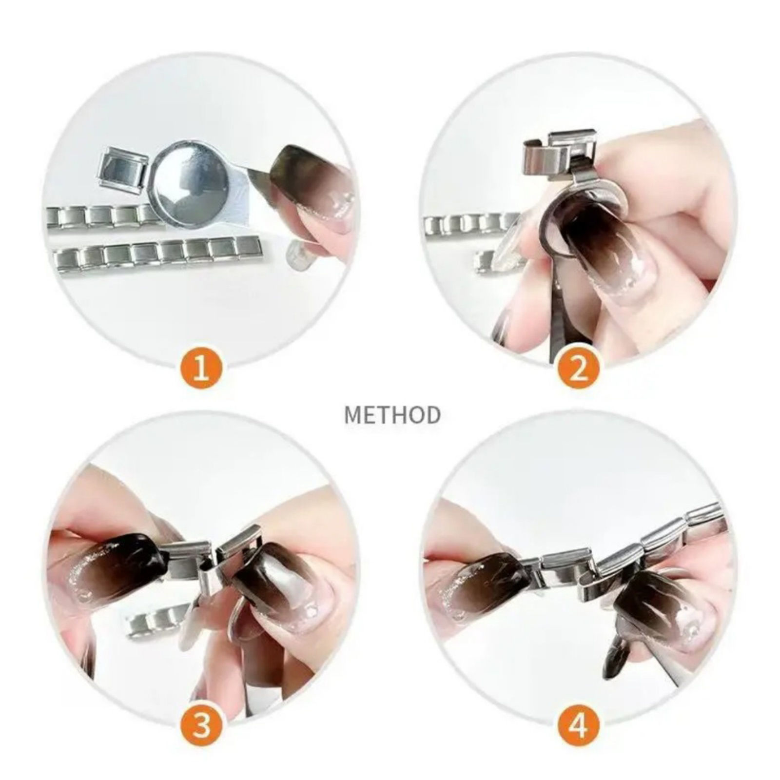 Picture of 304 Stainless Steel & Zinc Based Alloy Italian Charm Keychain & Keyring Detachable 10cm x 3cm