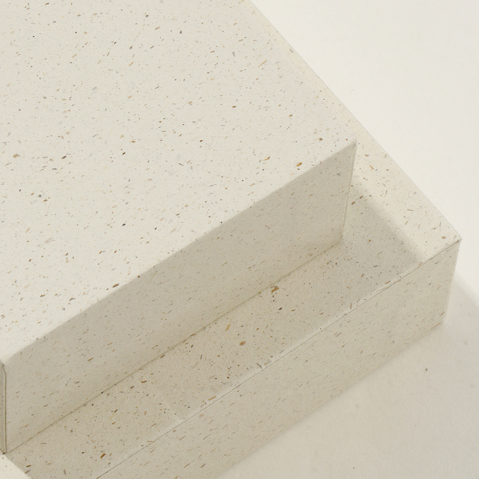 Image de 2 Pcs Boîte-Cadeau à Bijoux à Tiroir Coulissant en Papier Beige