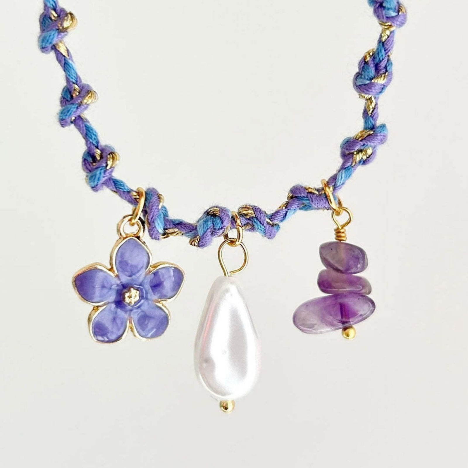 Imagen de Collar de Estación Al Por Mayor, Chapado en Oro de 18K 304 Acero Inoxidable Braiding, Mujeres PVD Ecológico Exquisito Elegante Regalo Joyería Para Minorista, 40cm + 5cm longitud, 1 Unidad