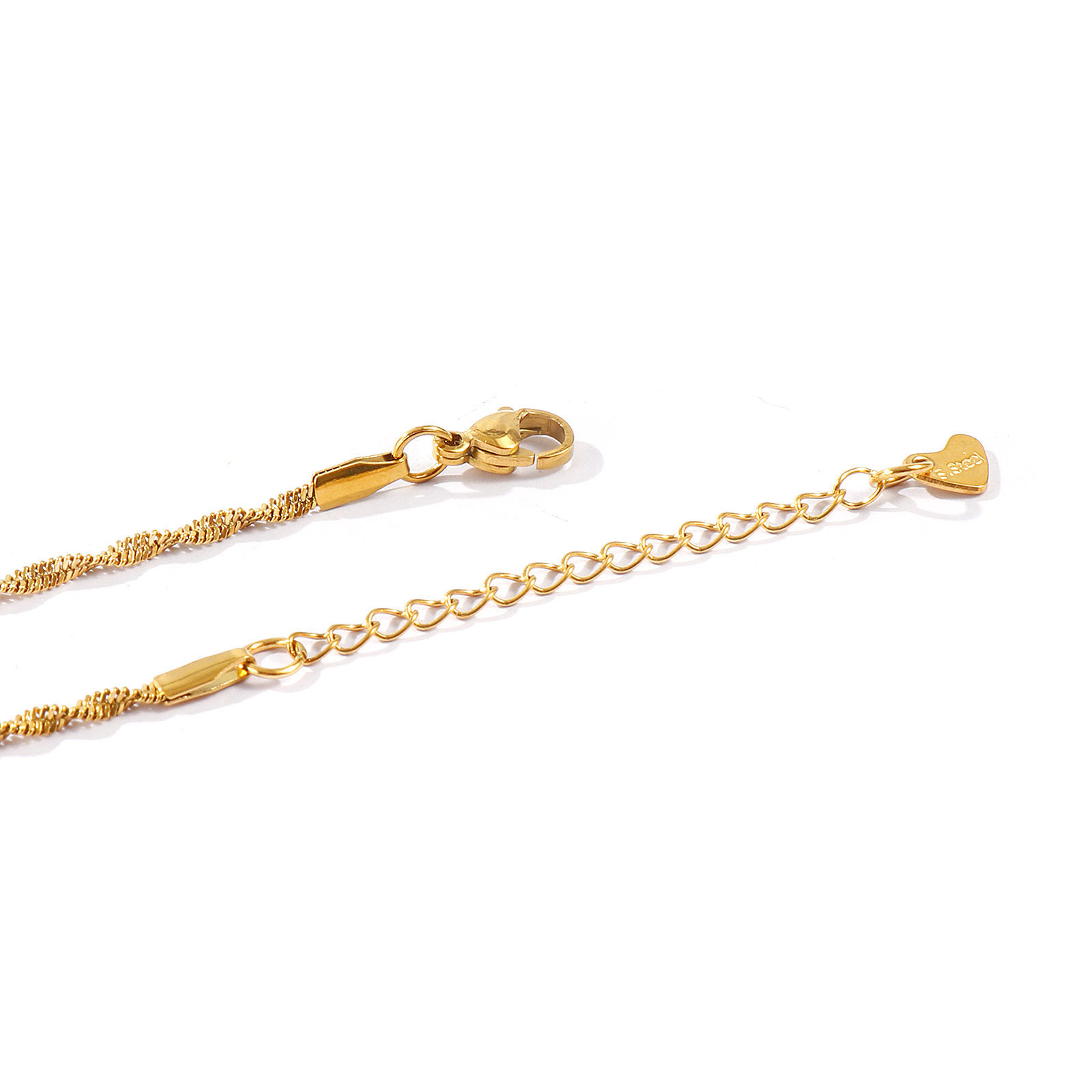 Picture of Wholesale 304 Stainless Steel Link Chain Anklet, 18K Real Gold Plated Eco-friendly PVD Waterproof Anti-Tarnish Hypoallergenic, Women's Stylish & Casual Minimalist Gift Jewelry Supply