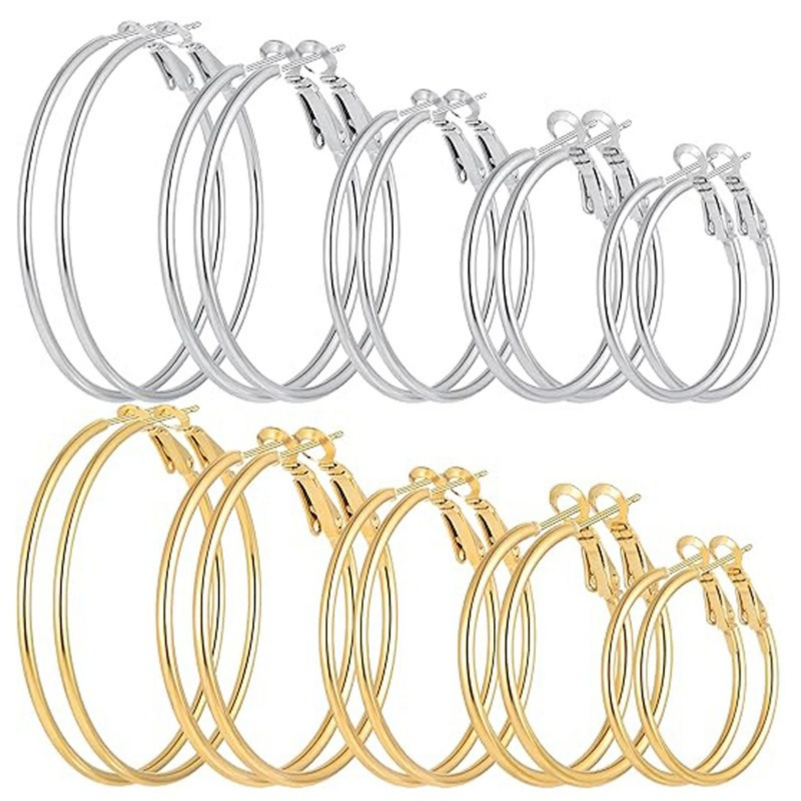 Picture of Wholesale Simple Stylish Hoop Earrings, Round 316 Stainless Steel, Women's Gift Jewelry Supply