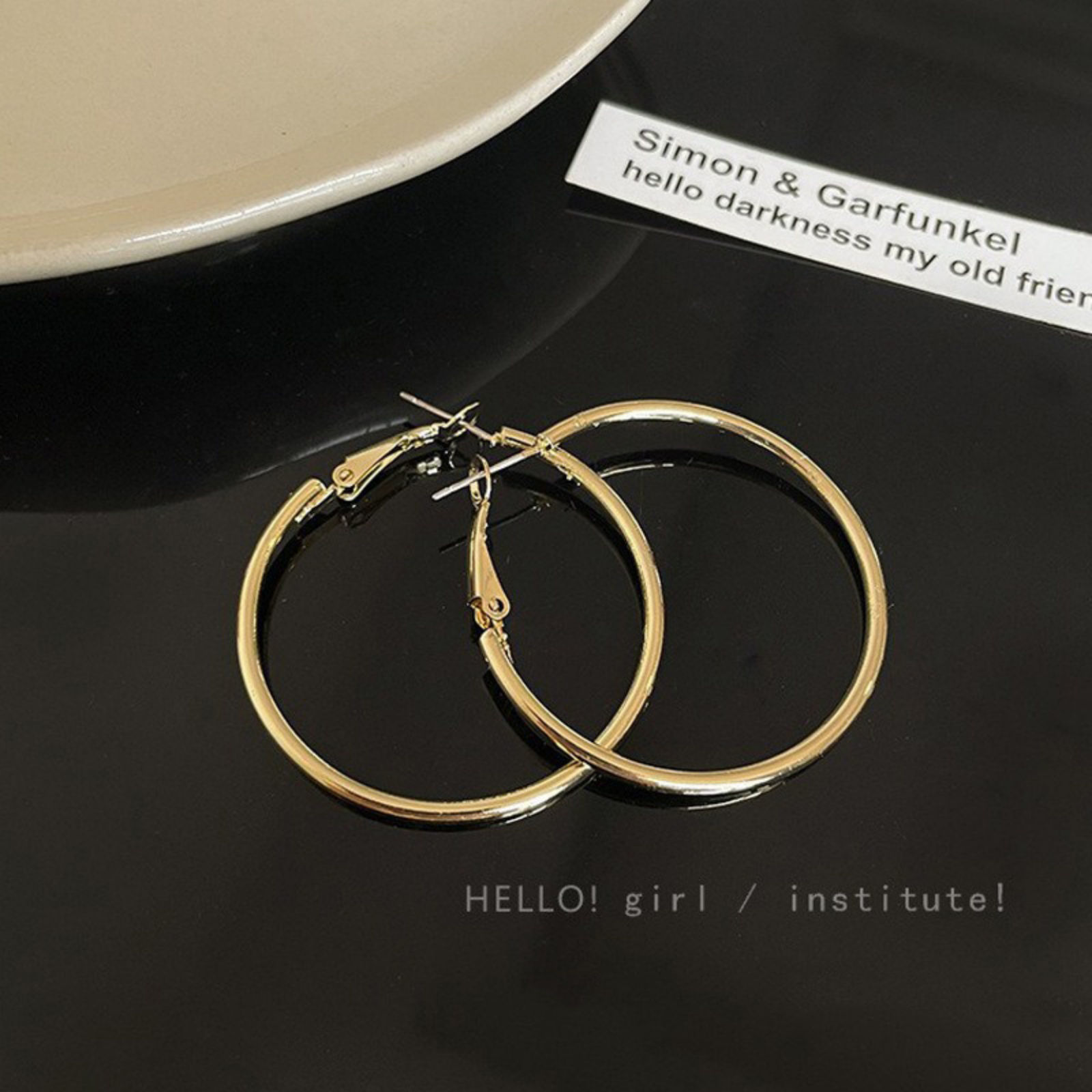 Picture of Wholesale Simple Stylish Hoop Earrings, Round 316 Stainless Steel, Women's Gift Jewelry Supply