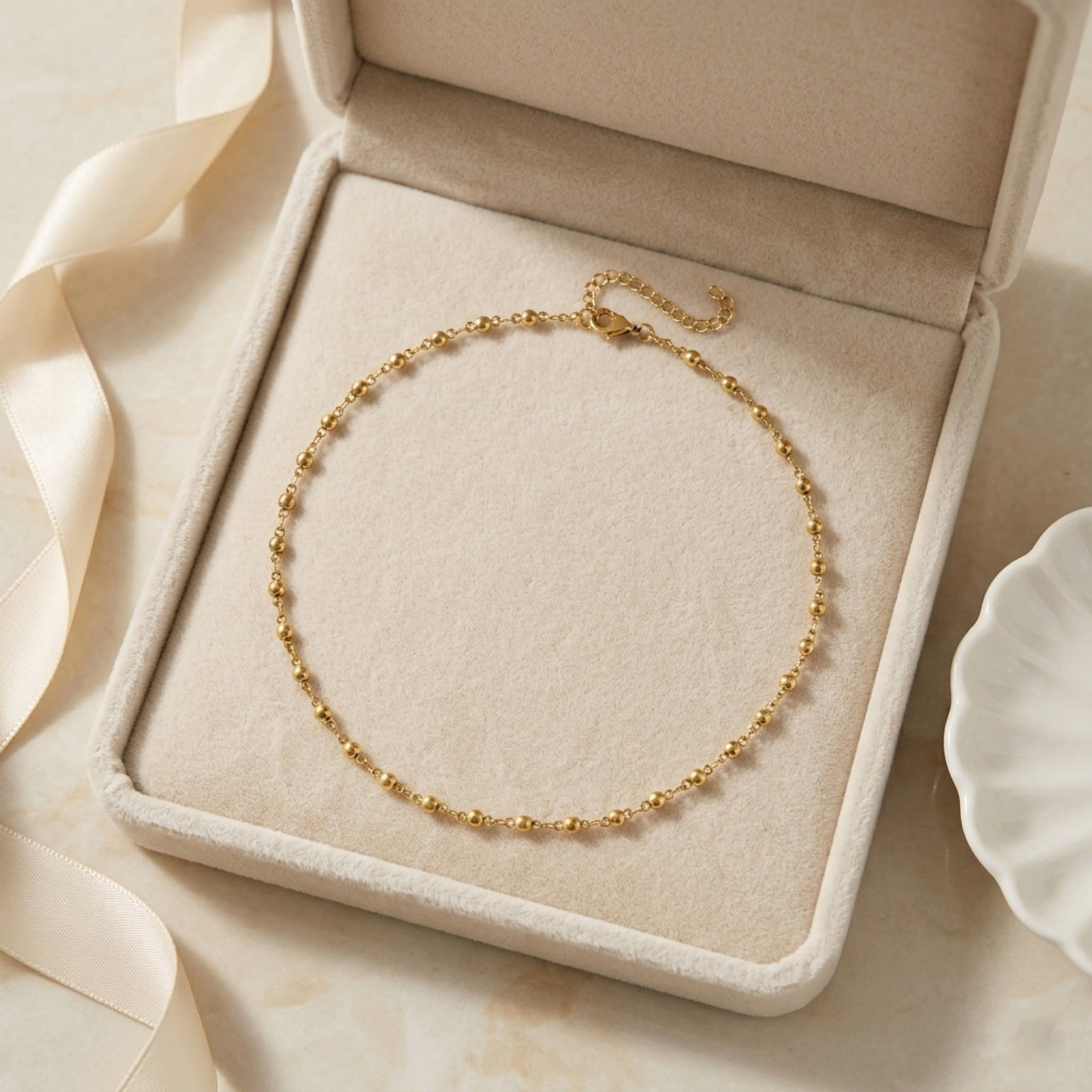 Picture of Wholesale Geometric Handmade Link Chain Necklace, 18K Real Gold Plated 304 Stainless Steel, Women's Eco-friendly PVD Waterproof Anti-Tarnish Hypoallergenic Exquisite Stylish Gift Jewelry For Retailer, 40cm(15.7") + 5cm(2") long